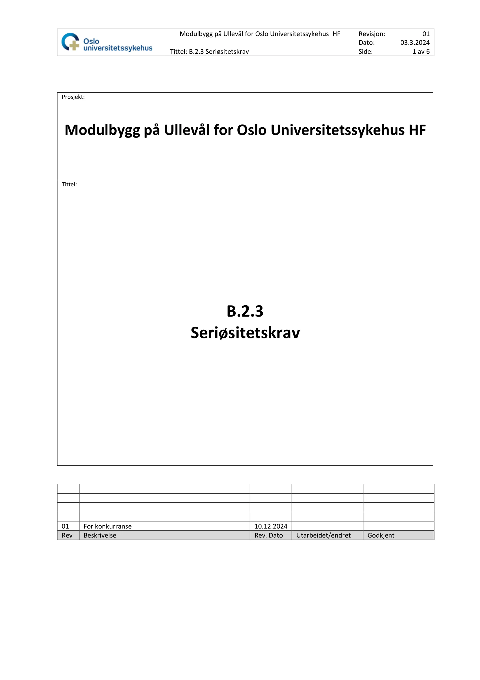 Konkurransebeskrivelse