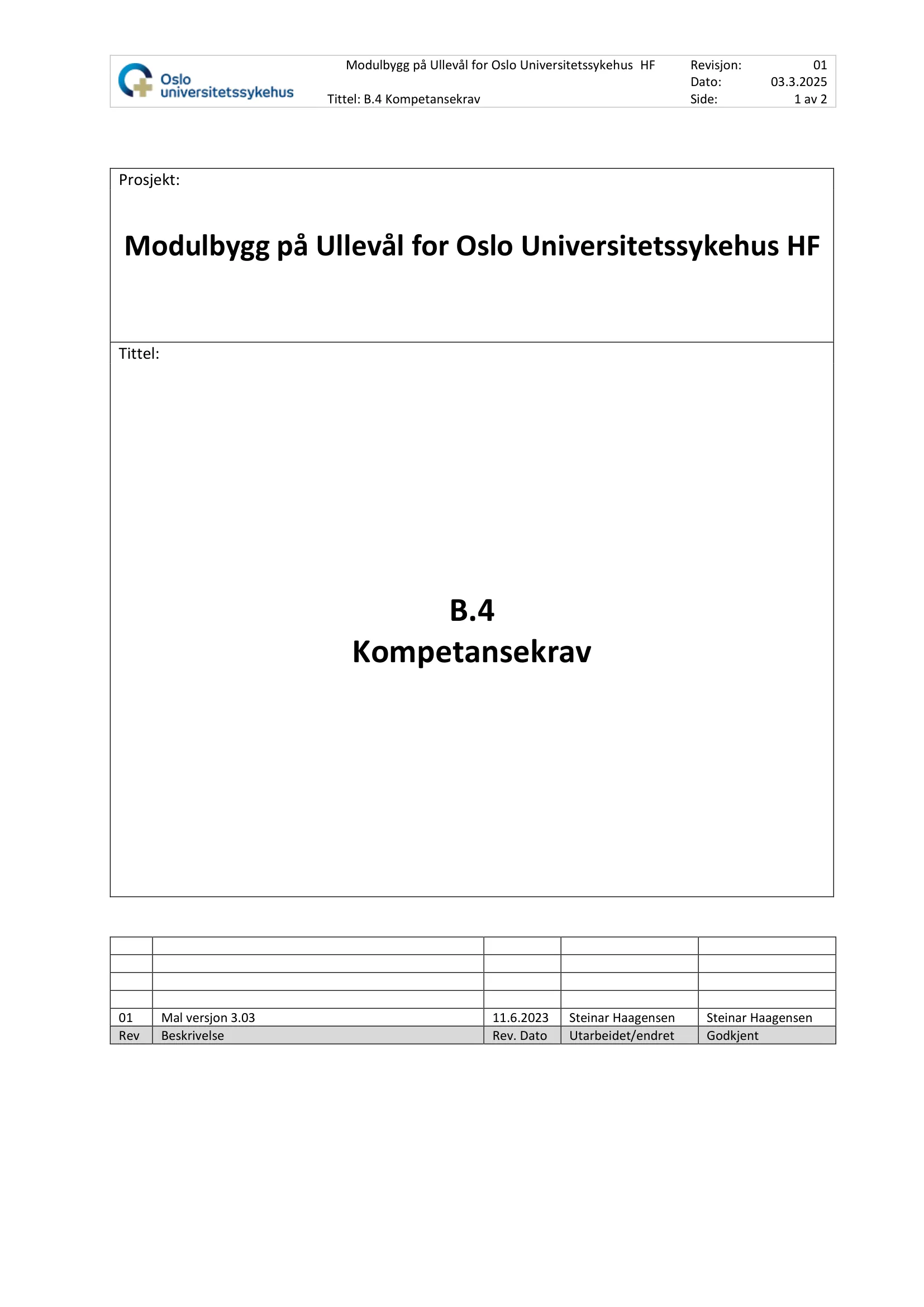 Kravspesifikasjon