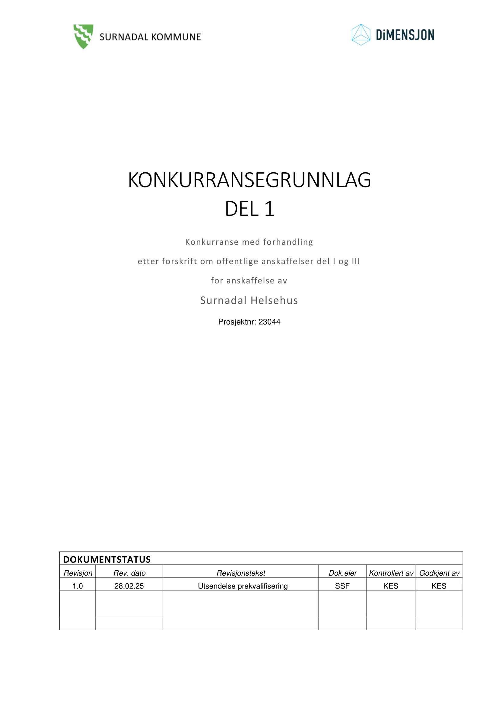 Konkurransebeskrivelse