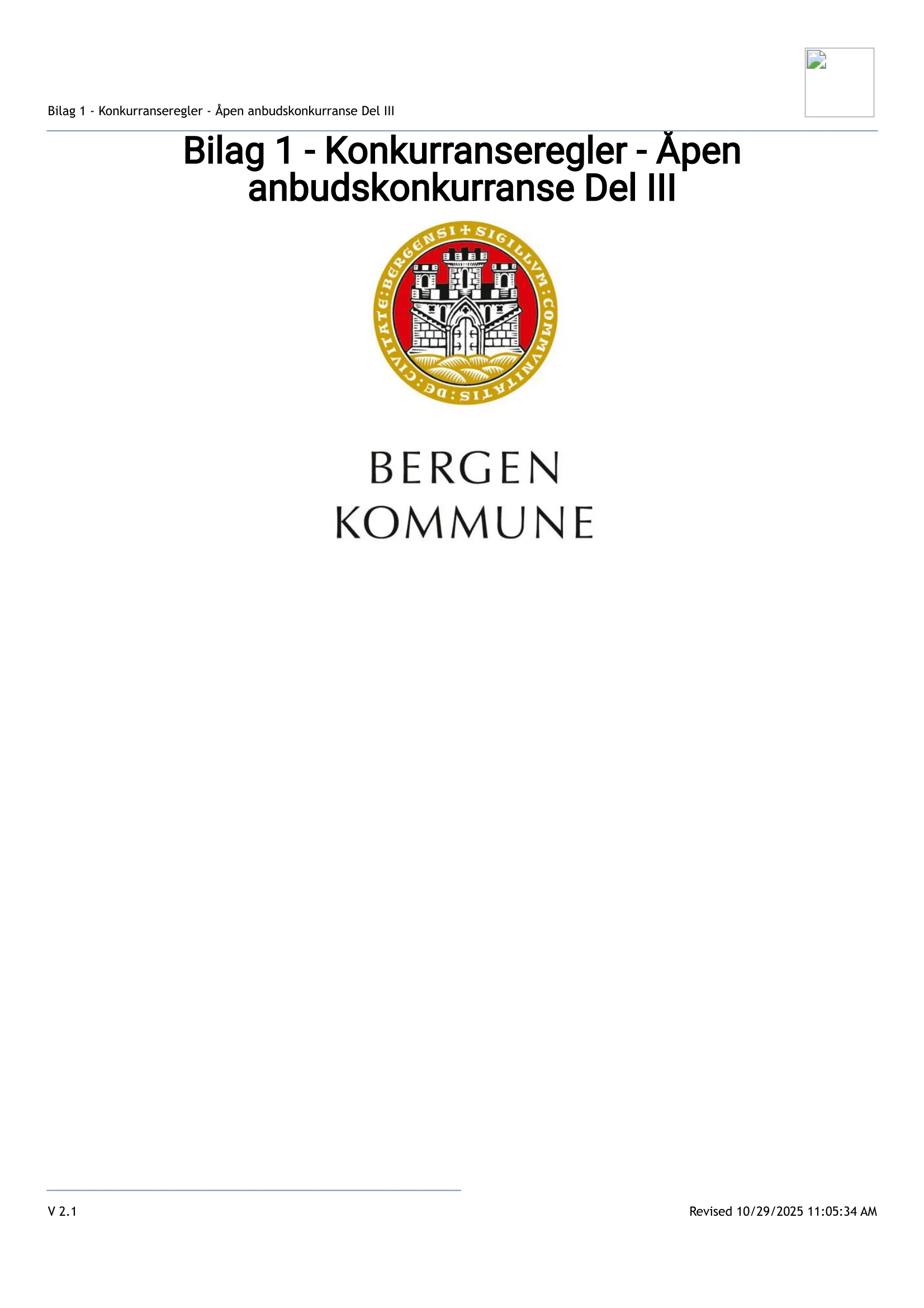 Konkurransebeskrivelse