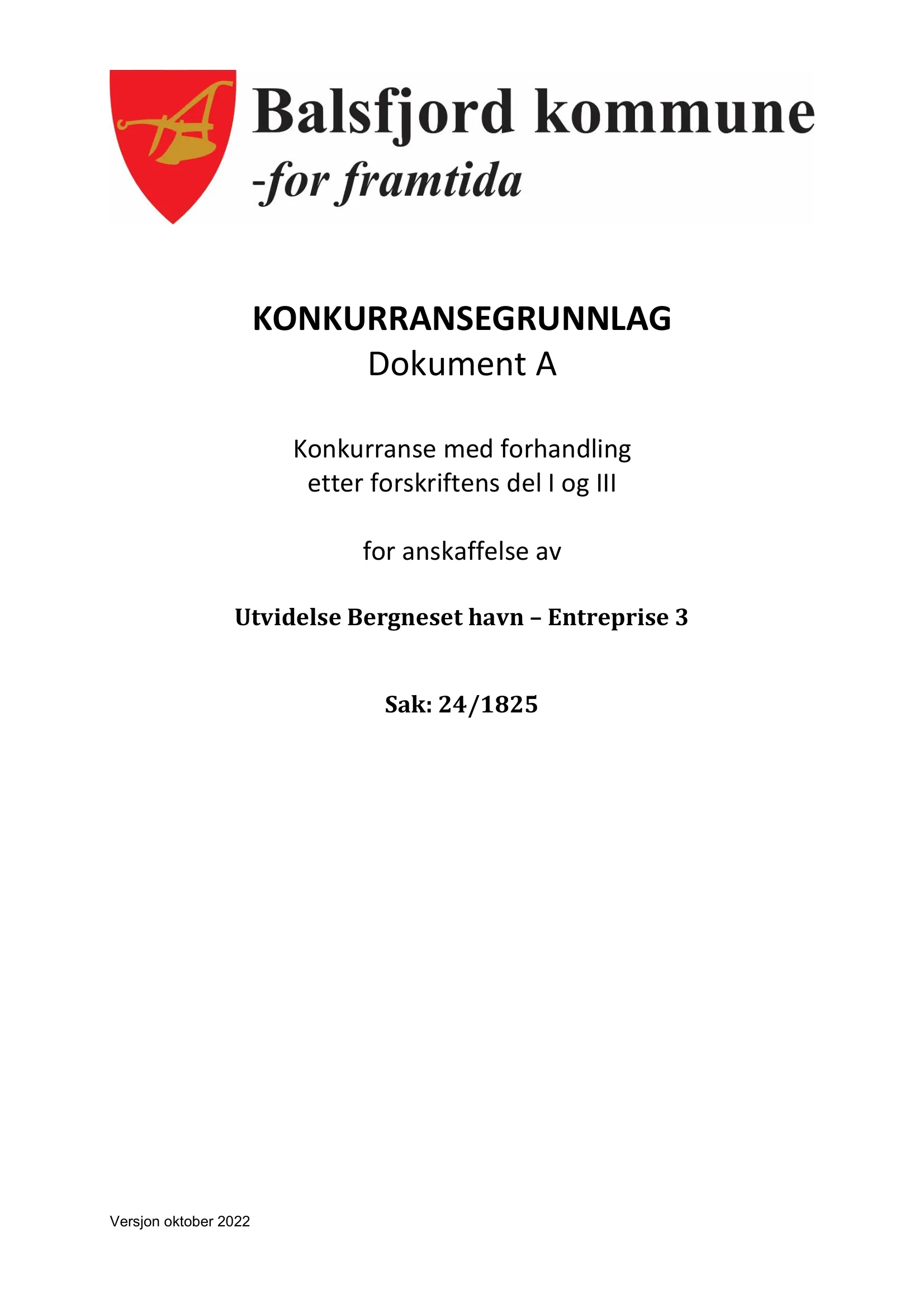 Konkurransebeskrivelse