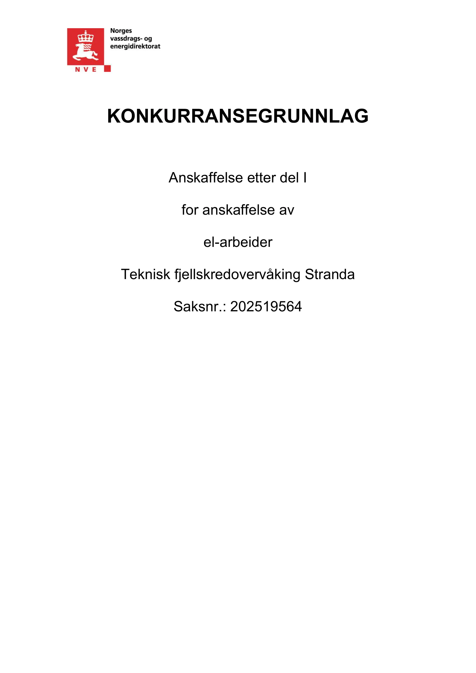 Konkurransebeskrivelse