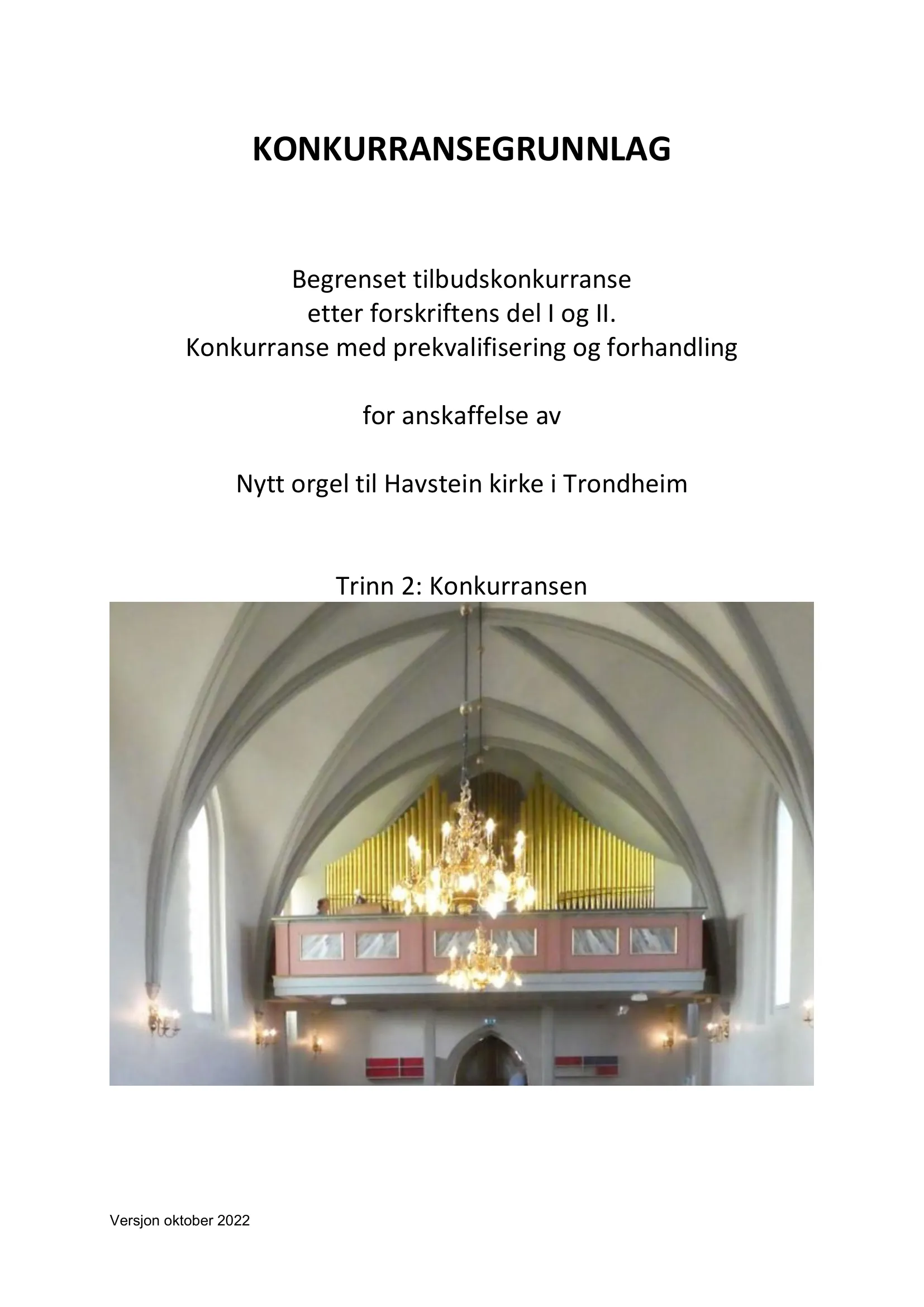 Konkurransebeskrivelse