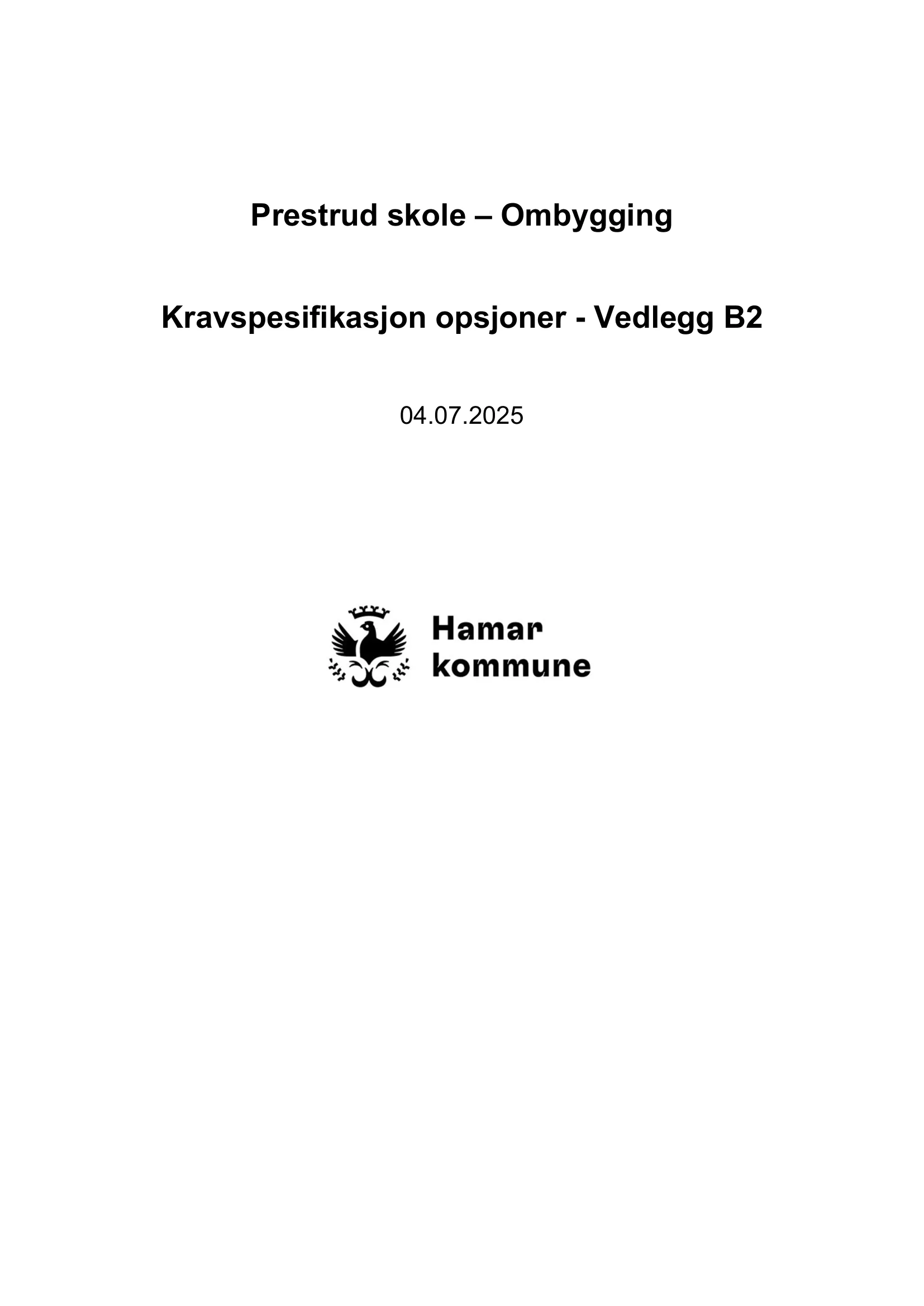 Kravspesifikasjon