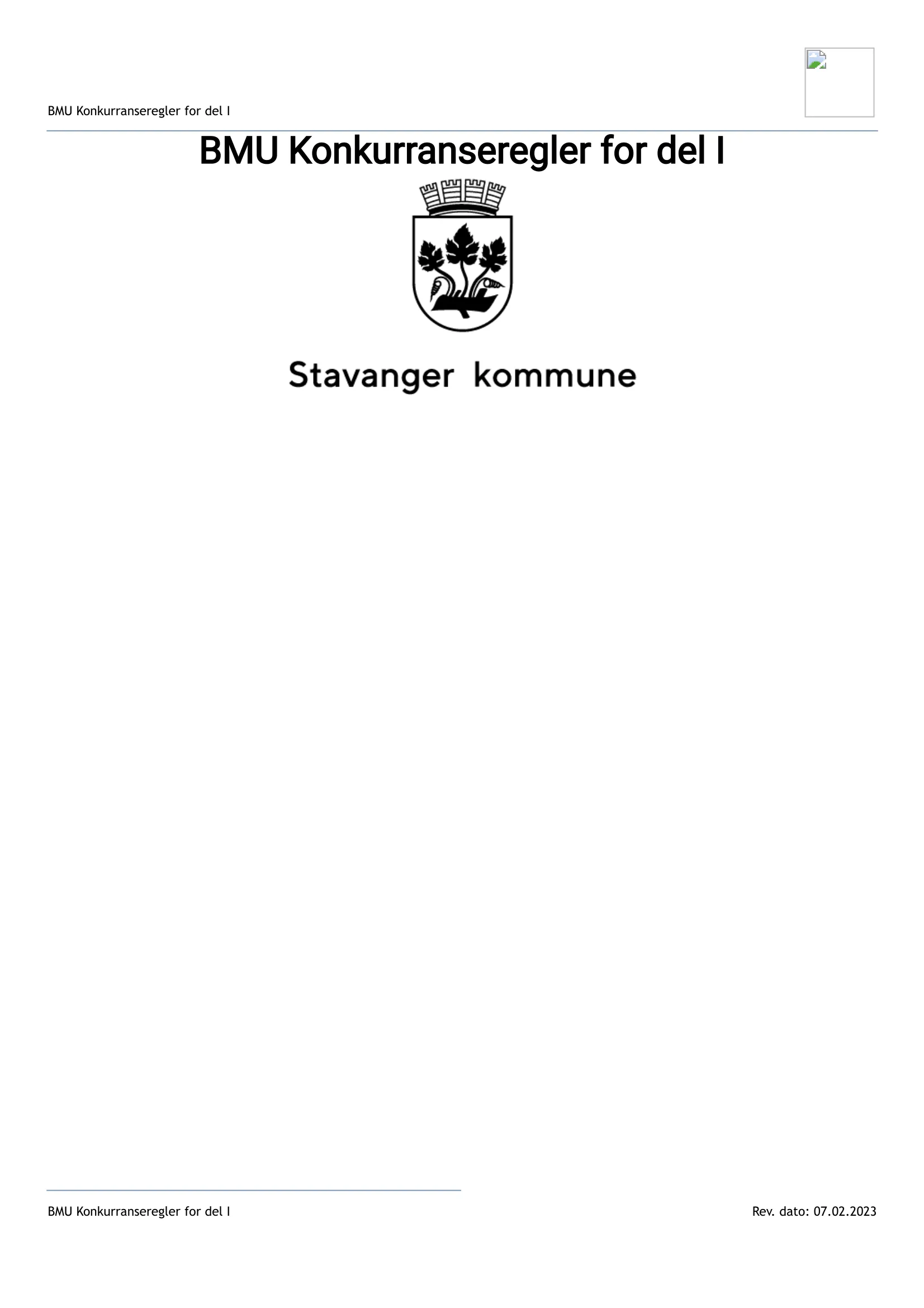 Konkurransebeskrivelse