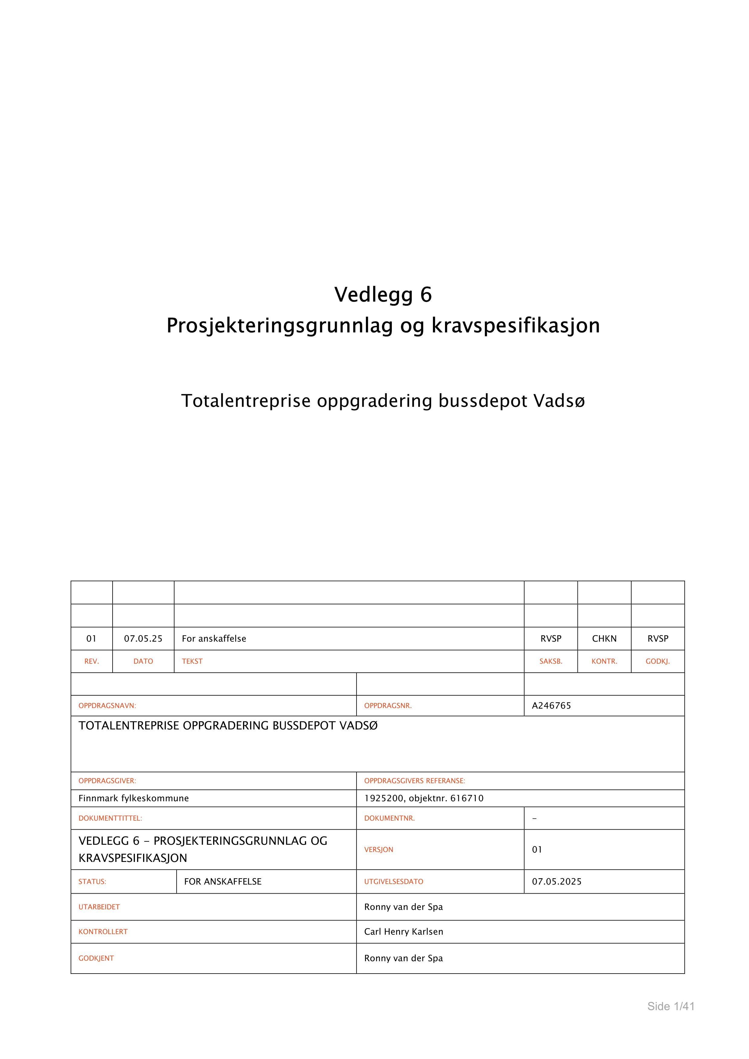 Kravspesifikasjon