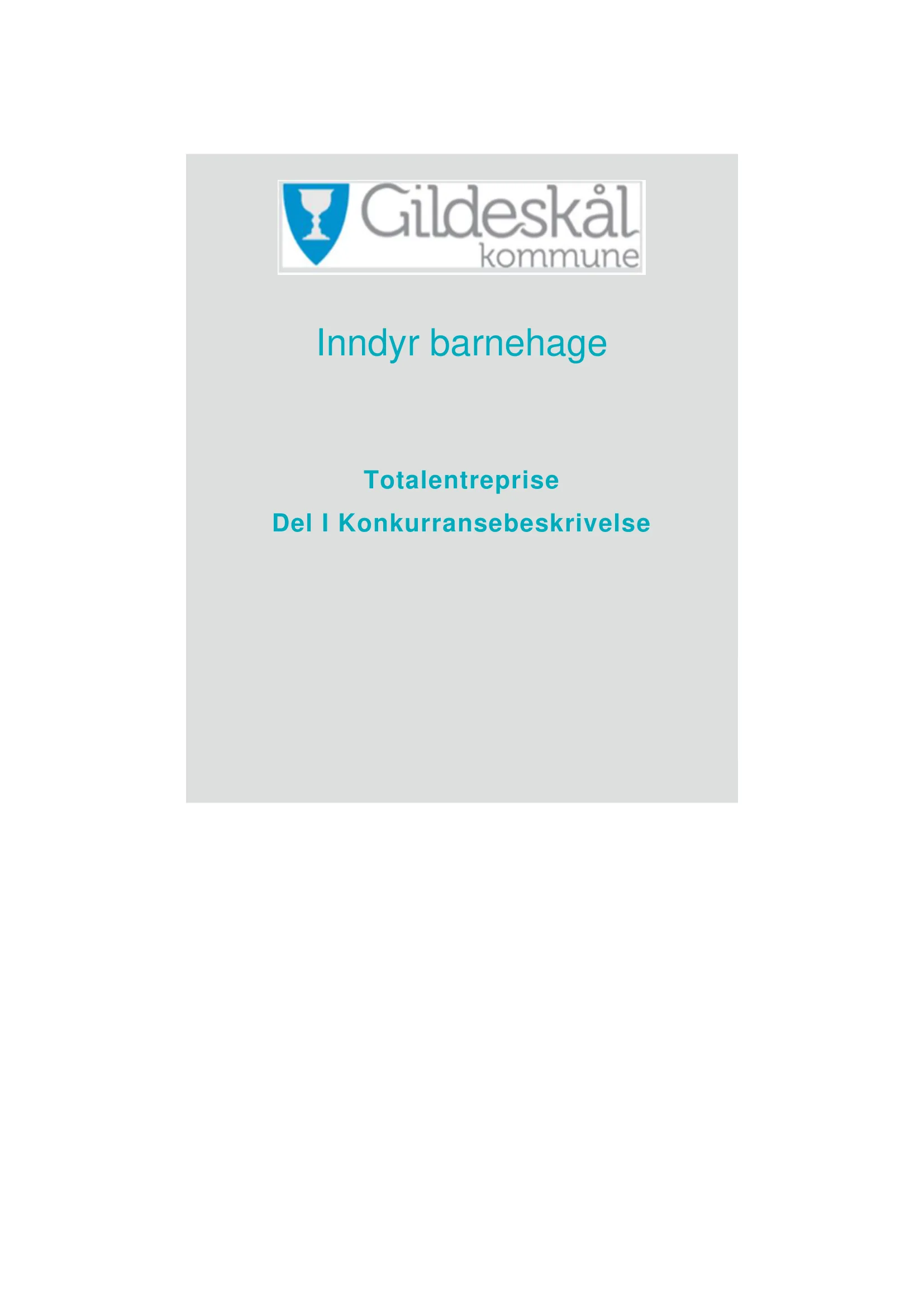 Konkurransebeskrivelse