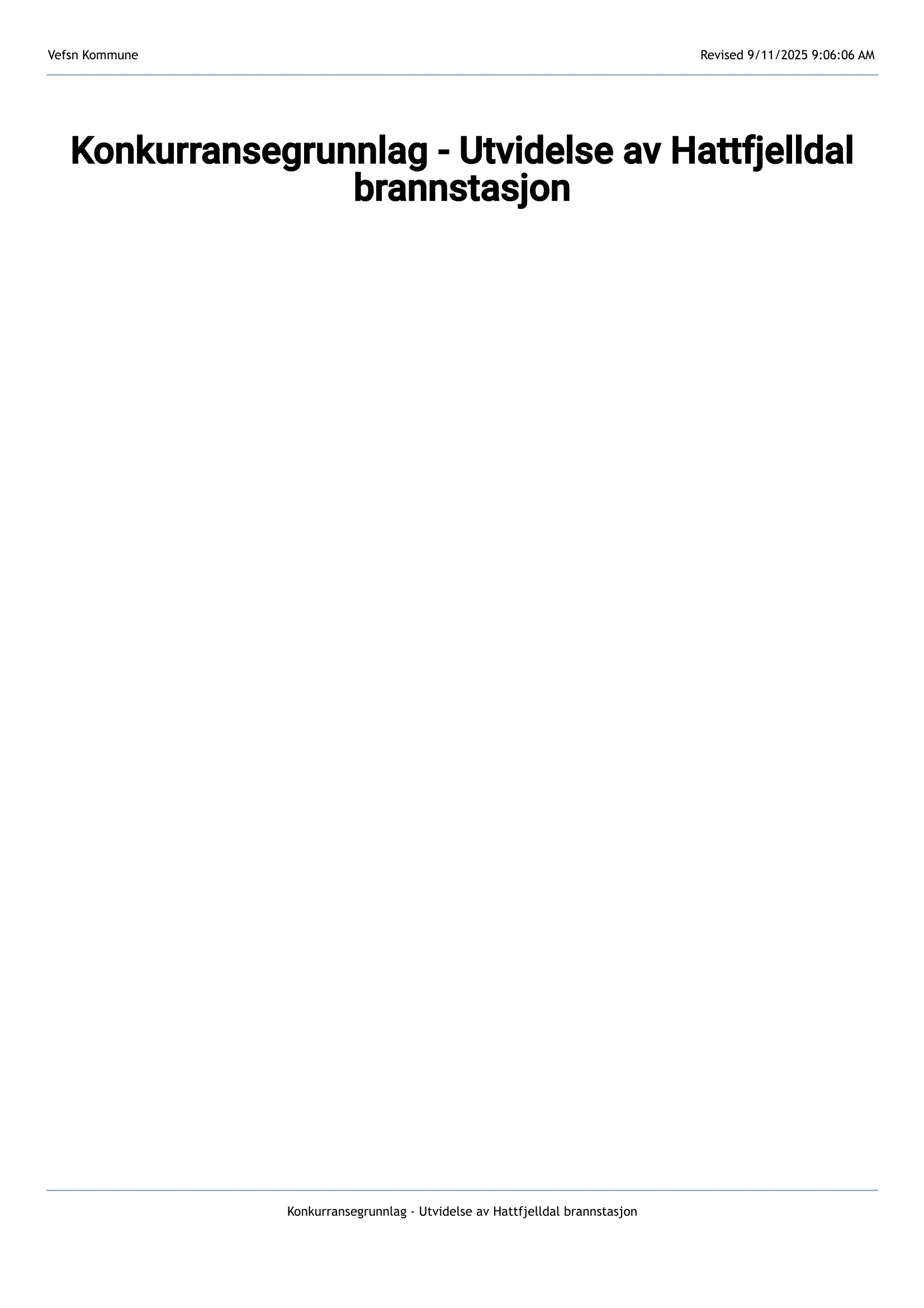 Konkurransebeskrivelse