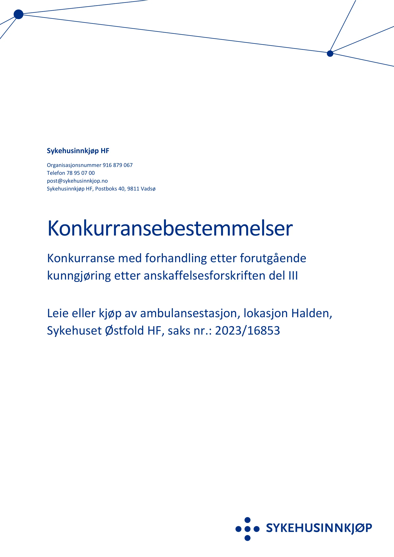 Konkurransebeskrivelse