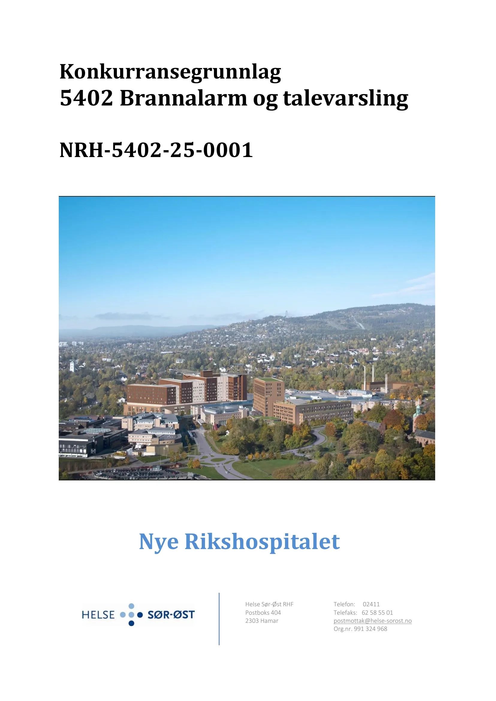 Konkurransebeskrivelse