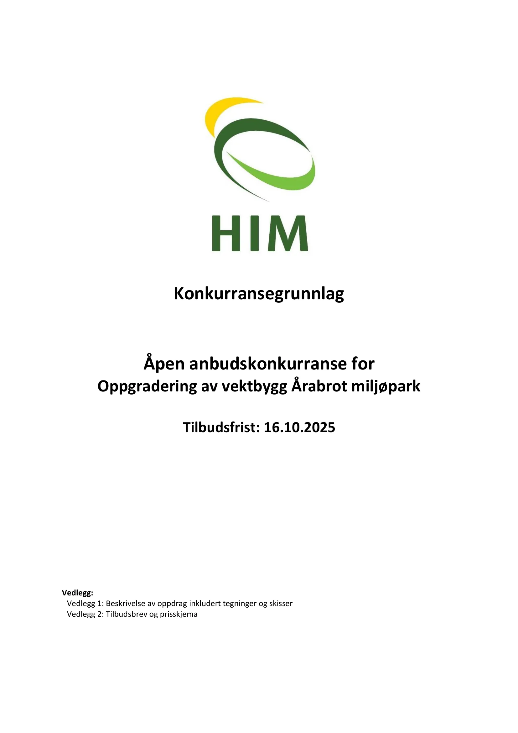 Konkurransebeskrivelse