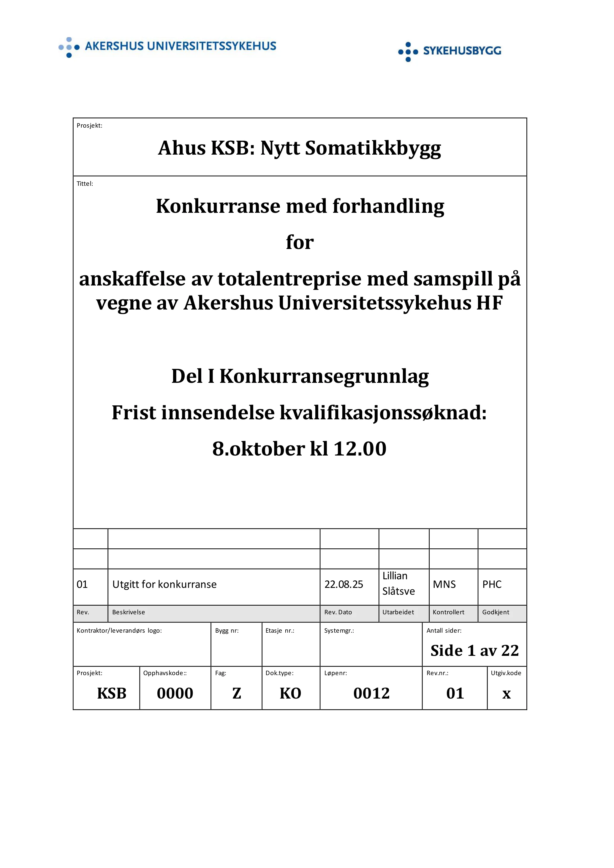 Konkurransebeskrivelse