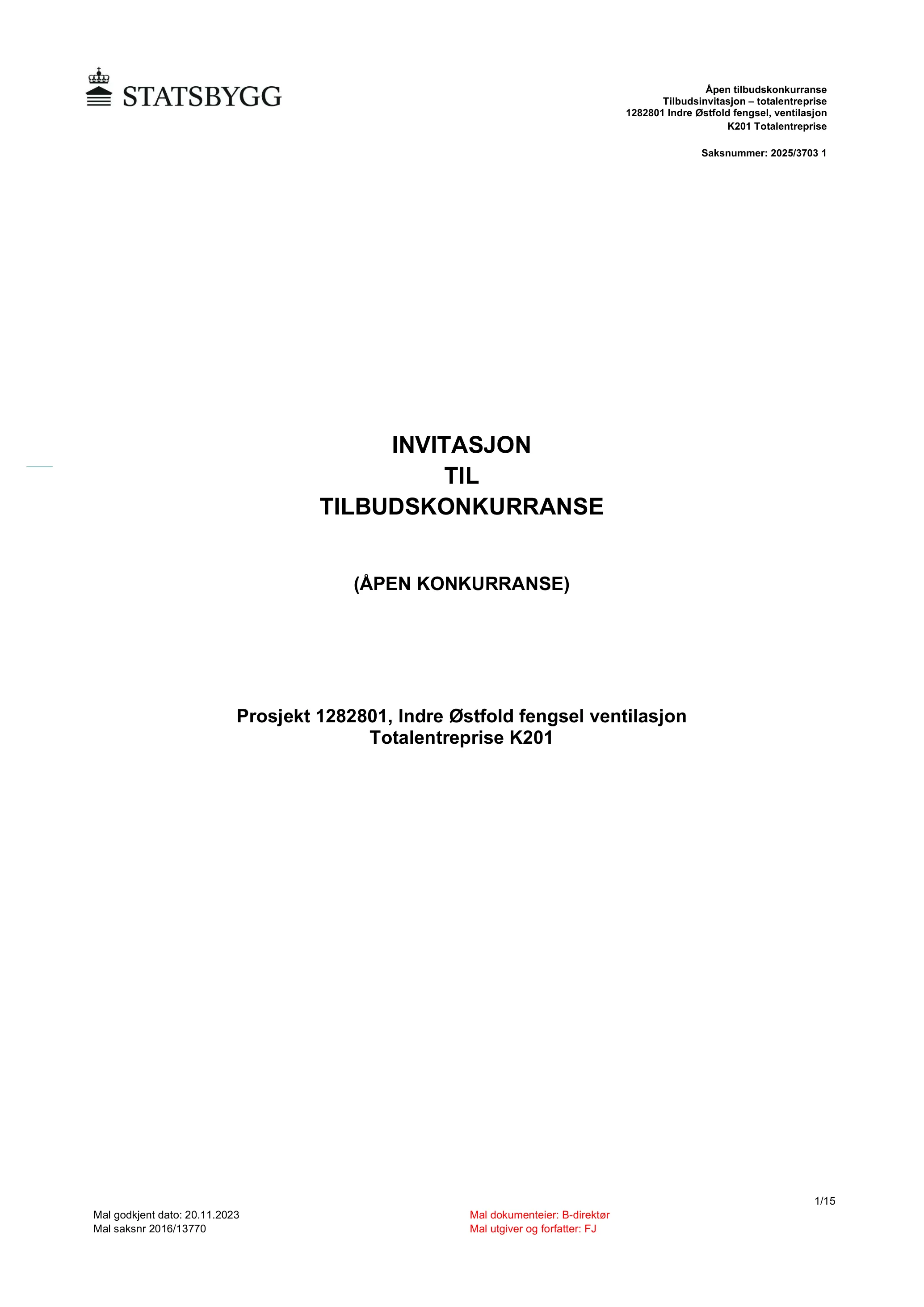 Konkurransebeskrivelse