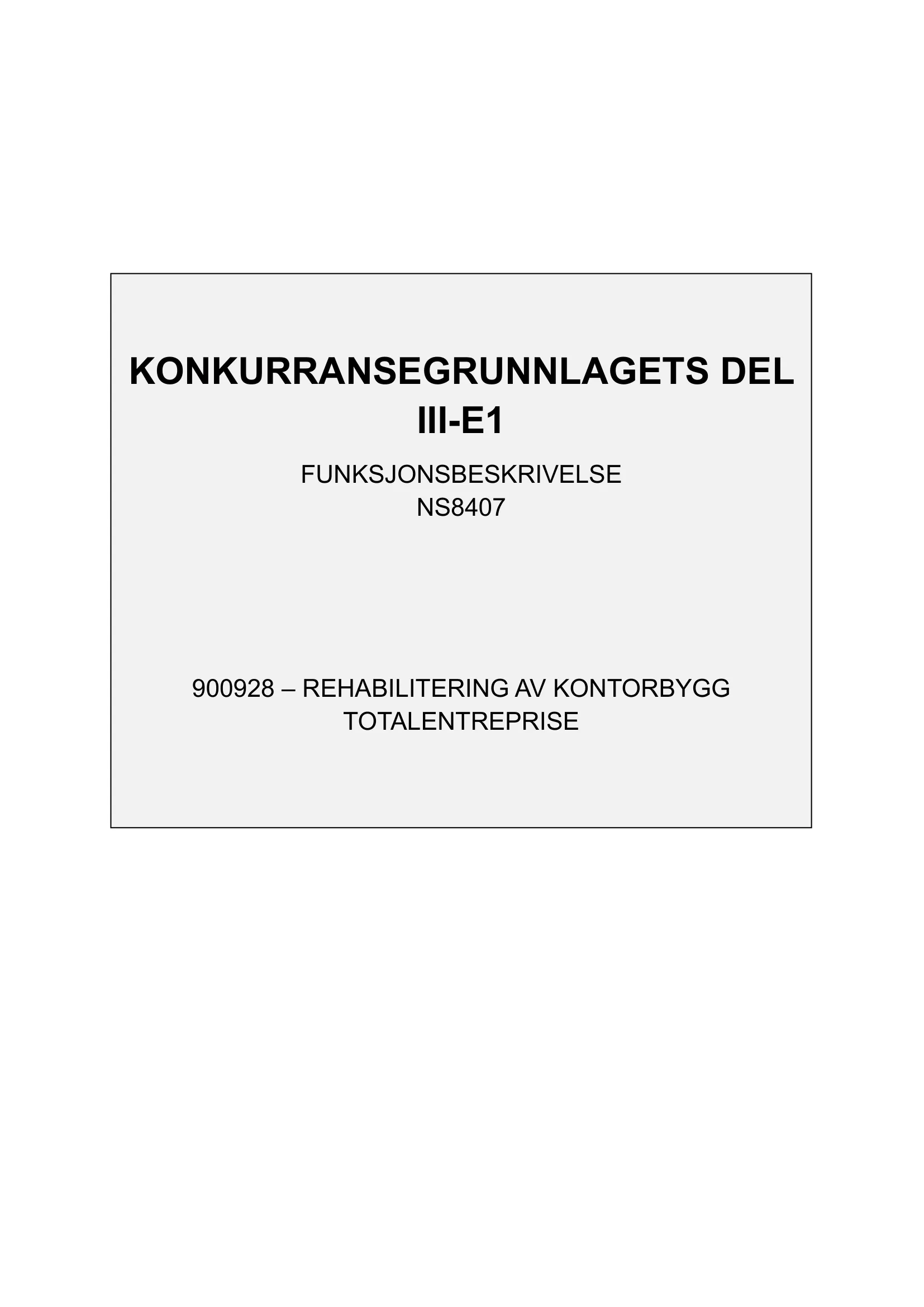 Kravspesifikasjon