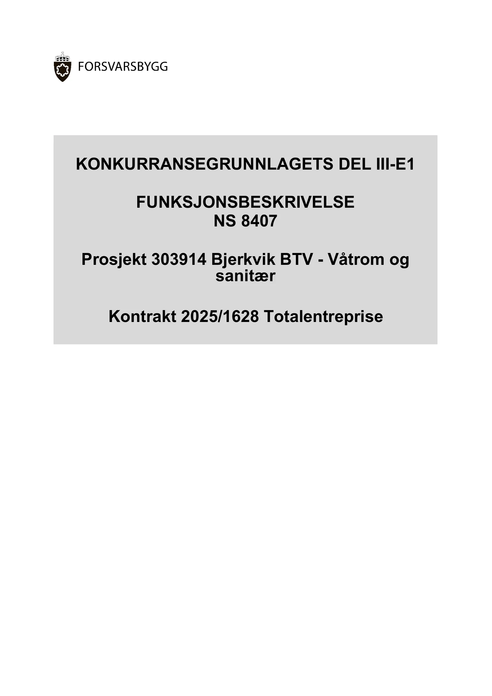Kravspesifikasjon