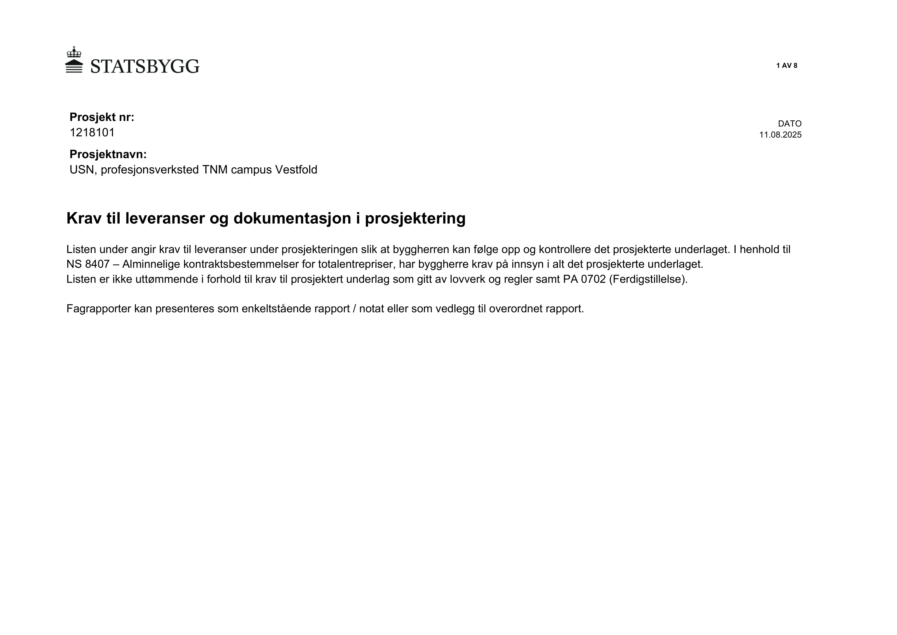 Kravspesifikasjon