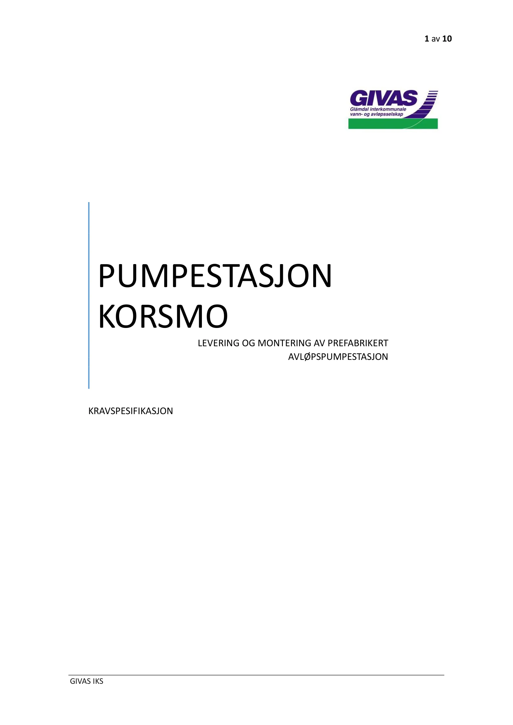 Kravspesifikasjon