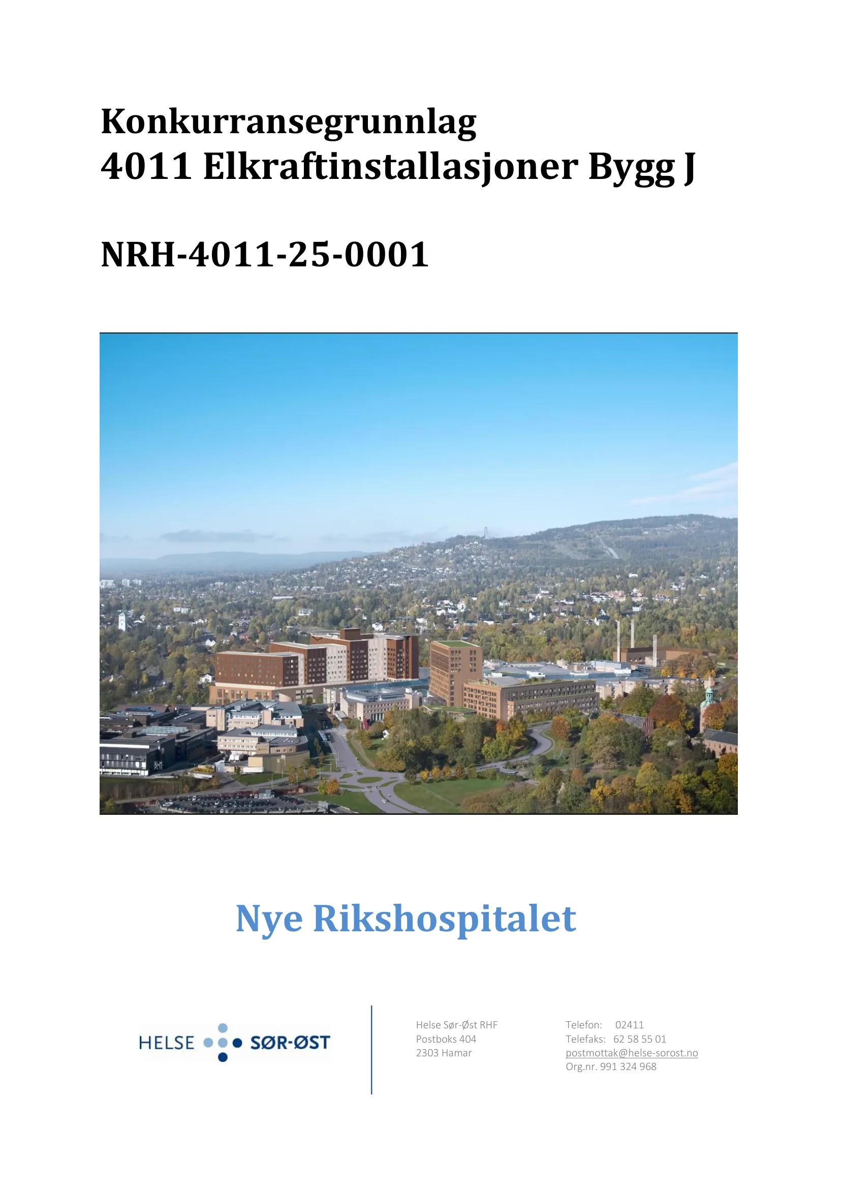 Konkurransebeskrivelse