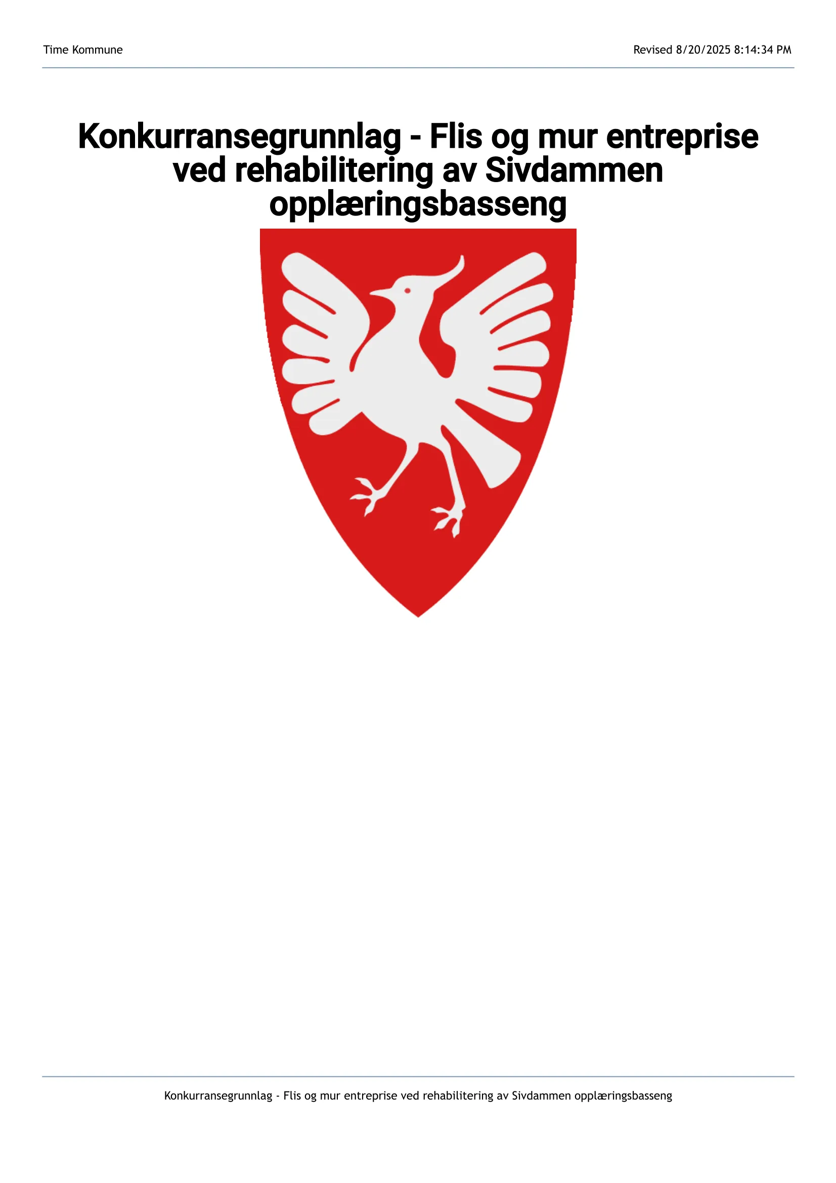 Konkurransebeskrivelse
