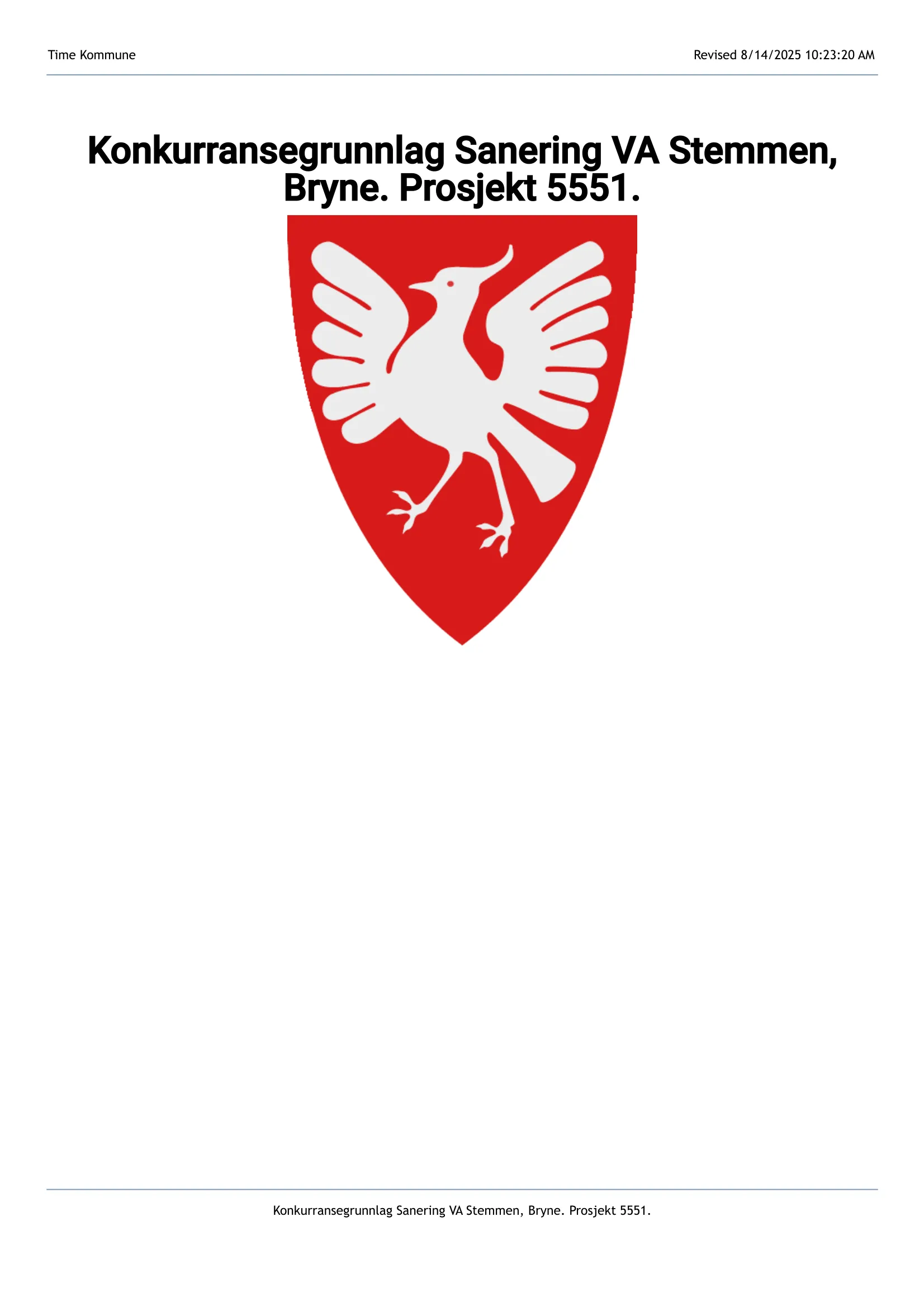 Konkurransebeskrivelse