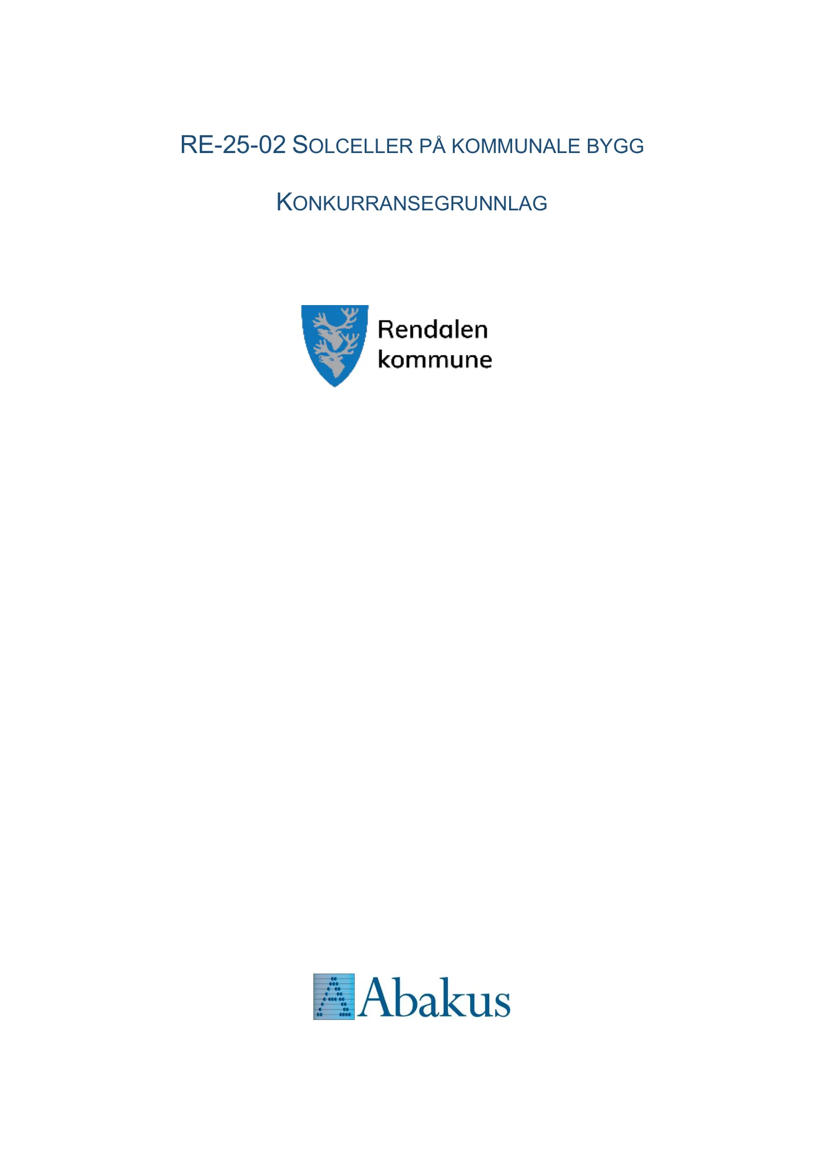Konkurransebeskrivelse
