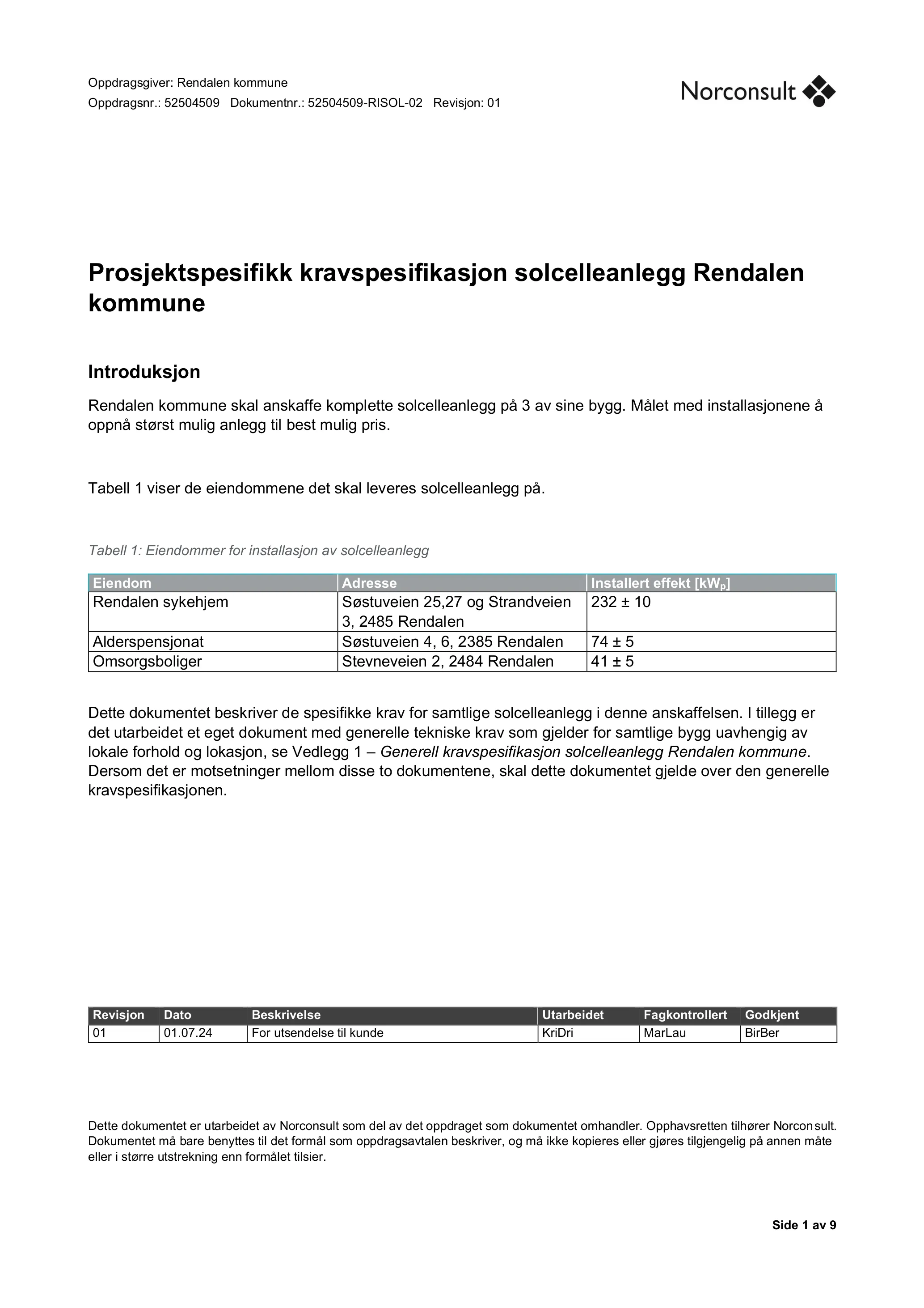 Kravspesifikasjon