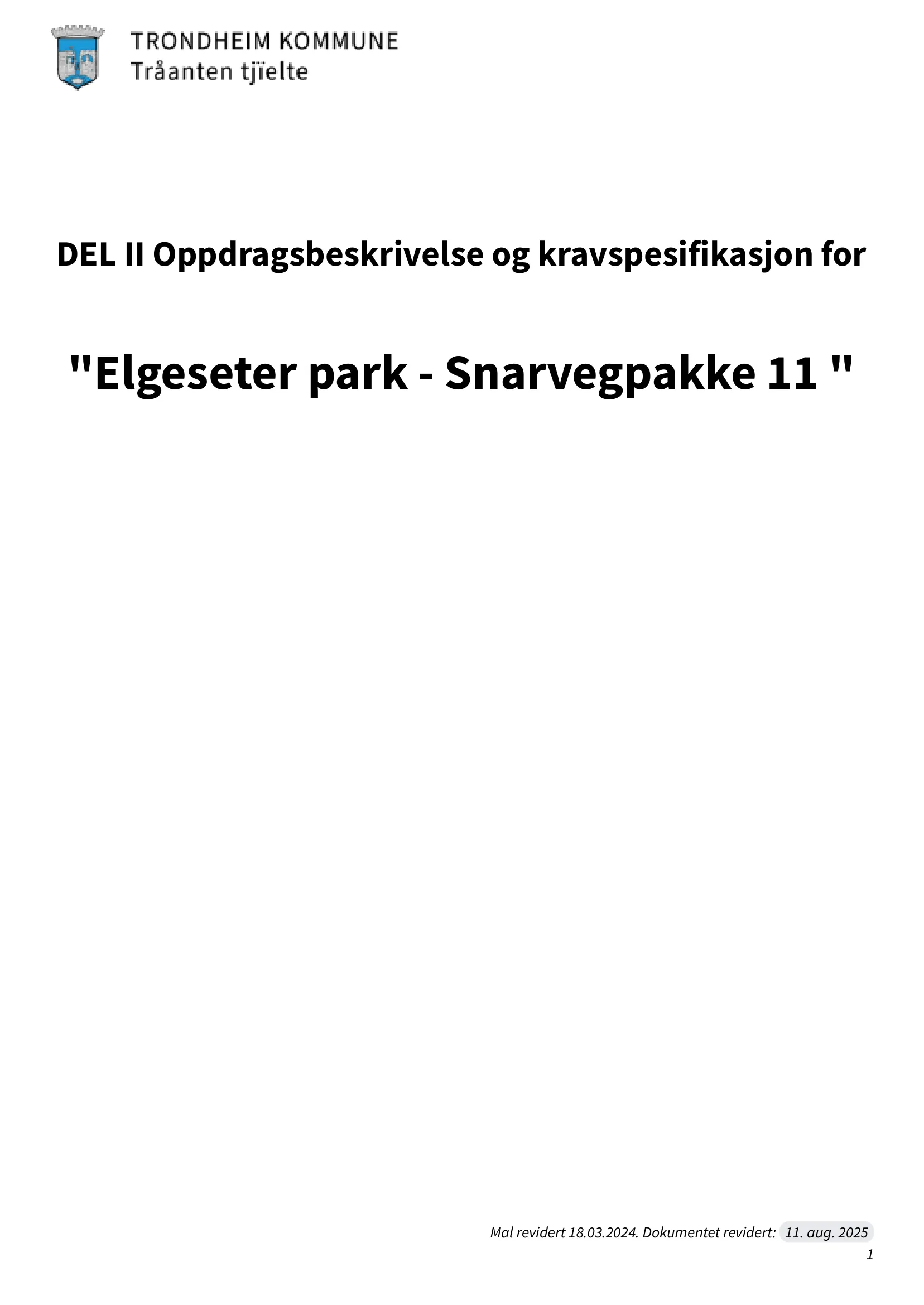 Kravspesifikasjon