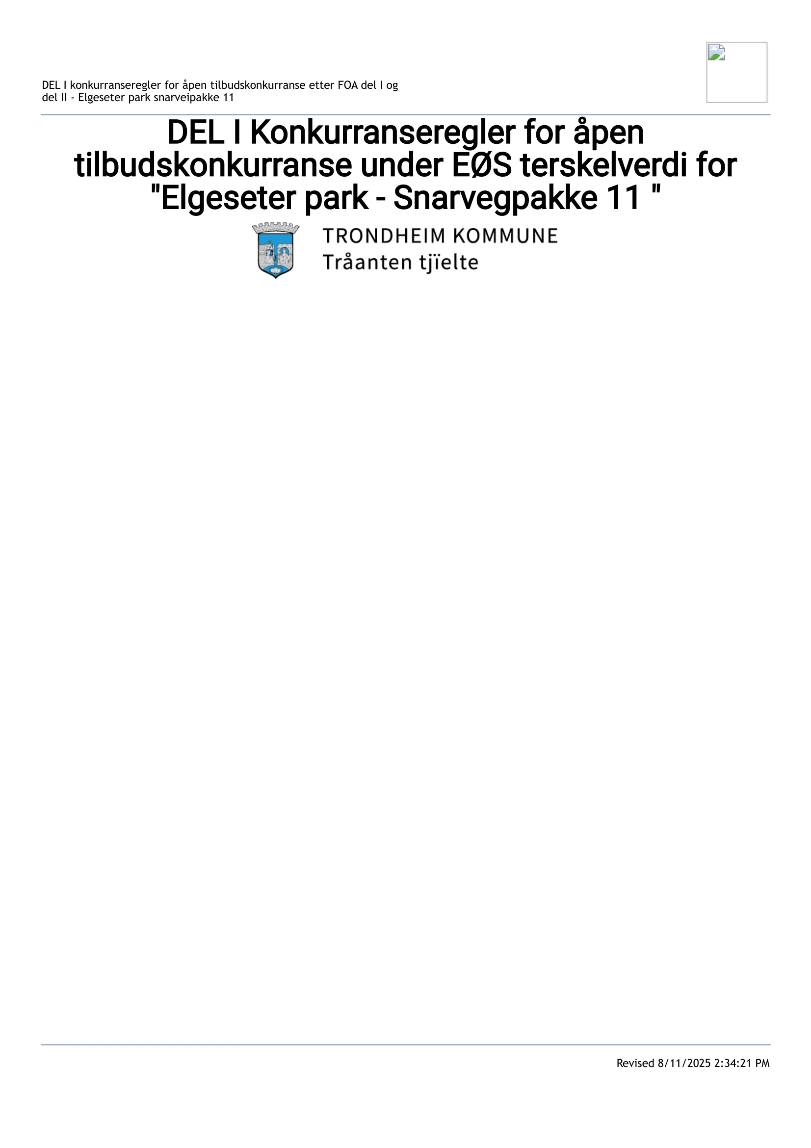 Konkurransebeskrivelse