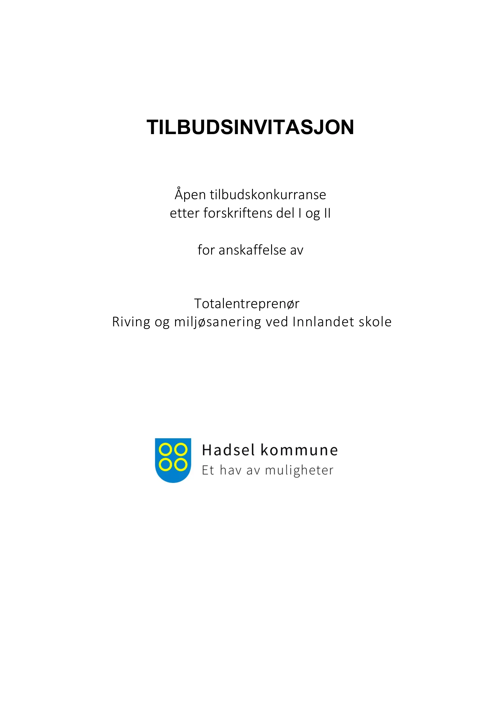 Konkurransebeskrivelse
