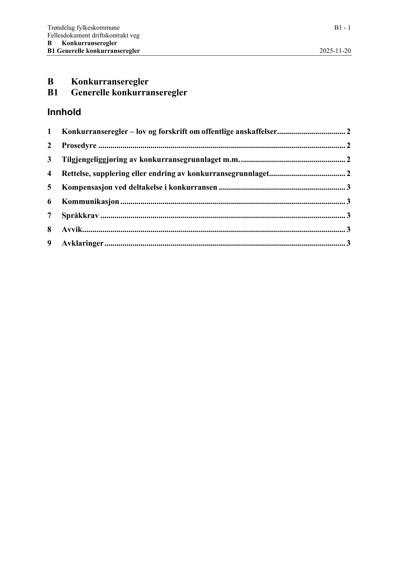 Konkurransebeskrivelse