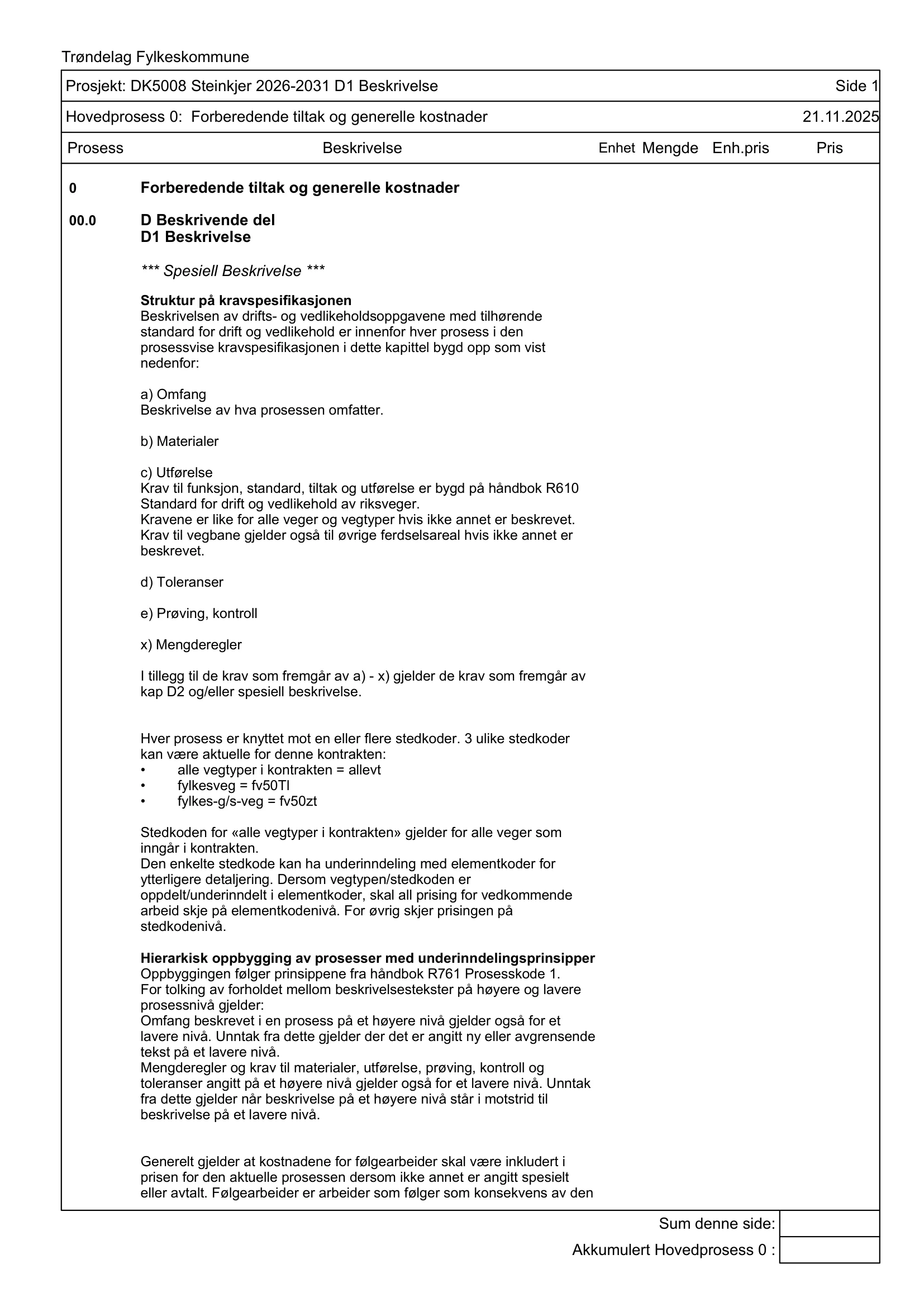 Kravspesifikasjon