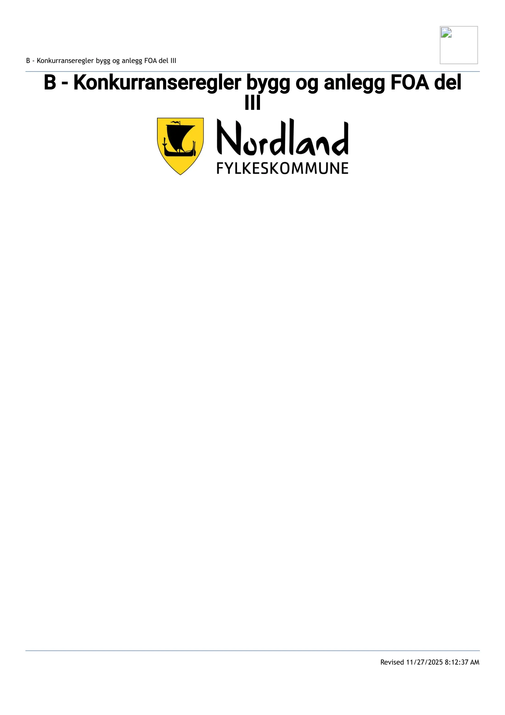 Konkurransebeskrivelse