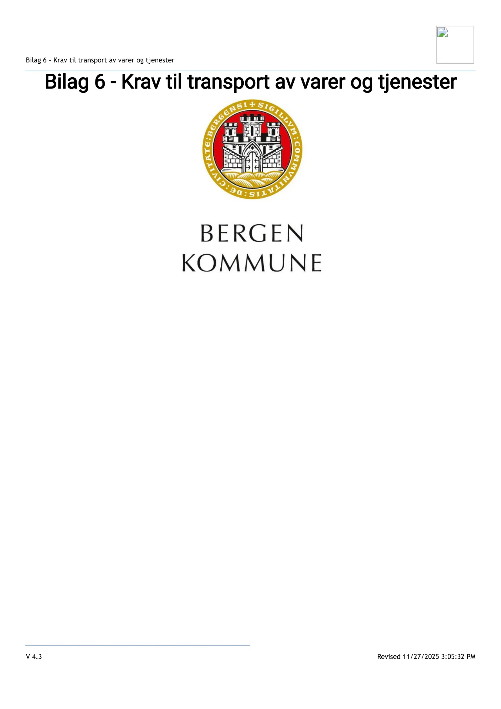 Kravspesifikasjon