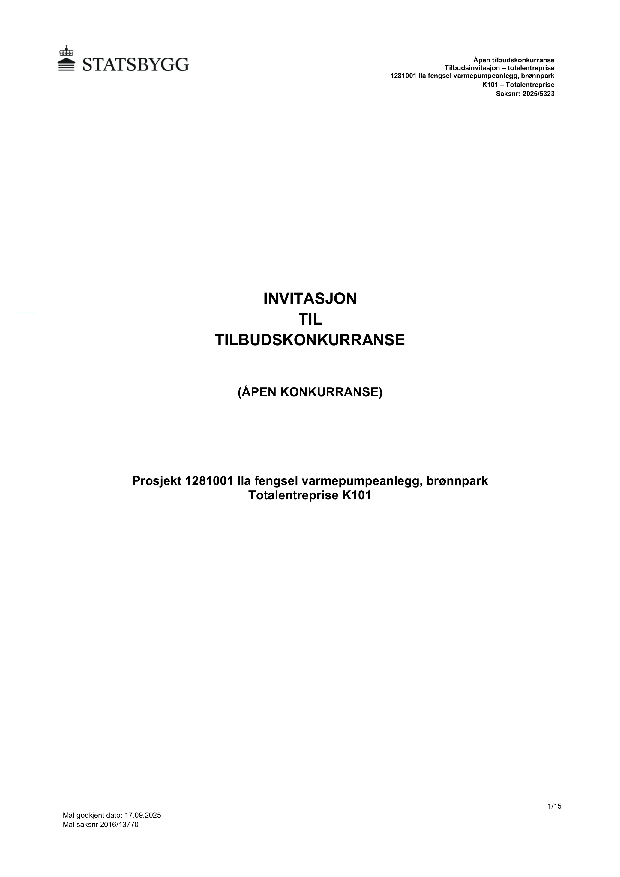 Konkurransebeskrivelse