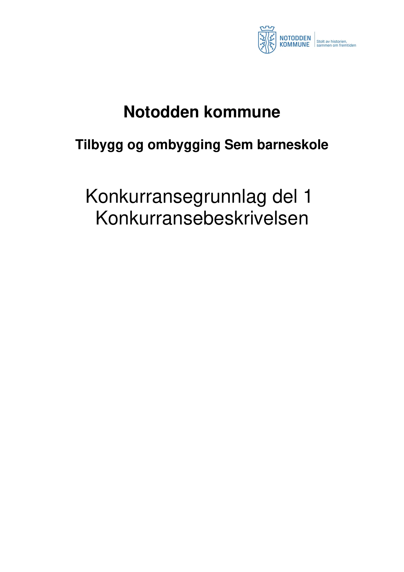 Konkurransebeskrivelse