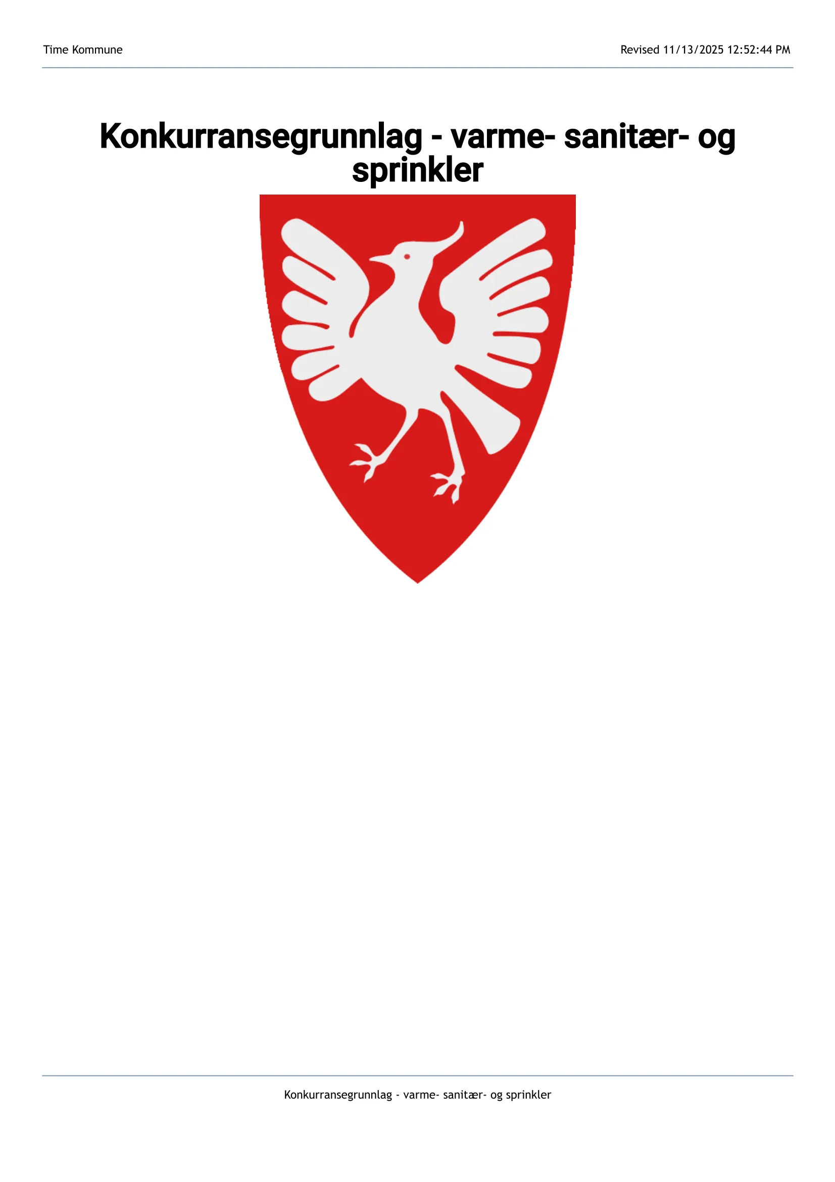 Konkurransebeskrivelse