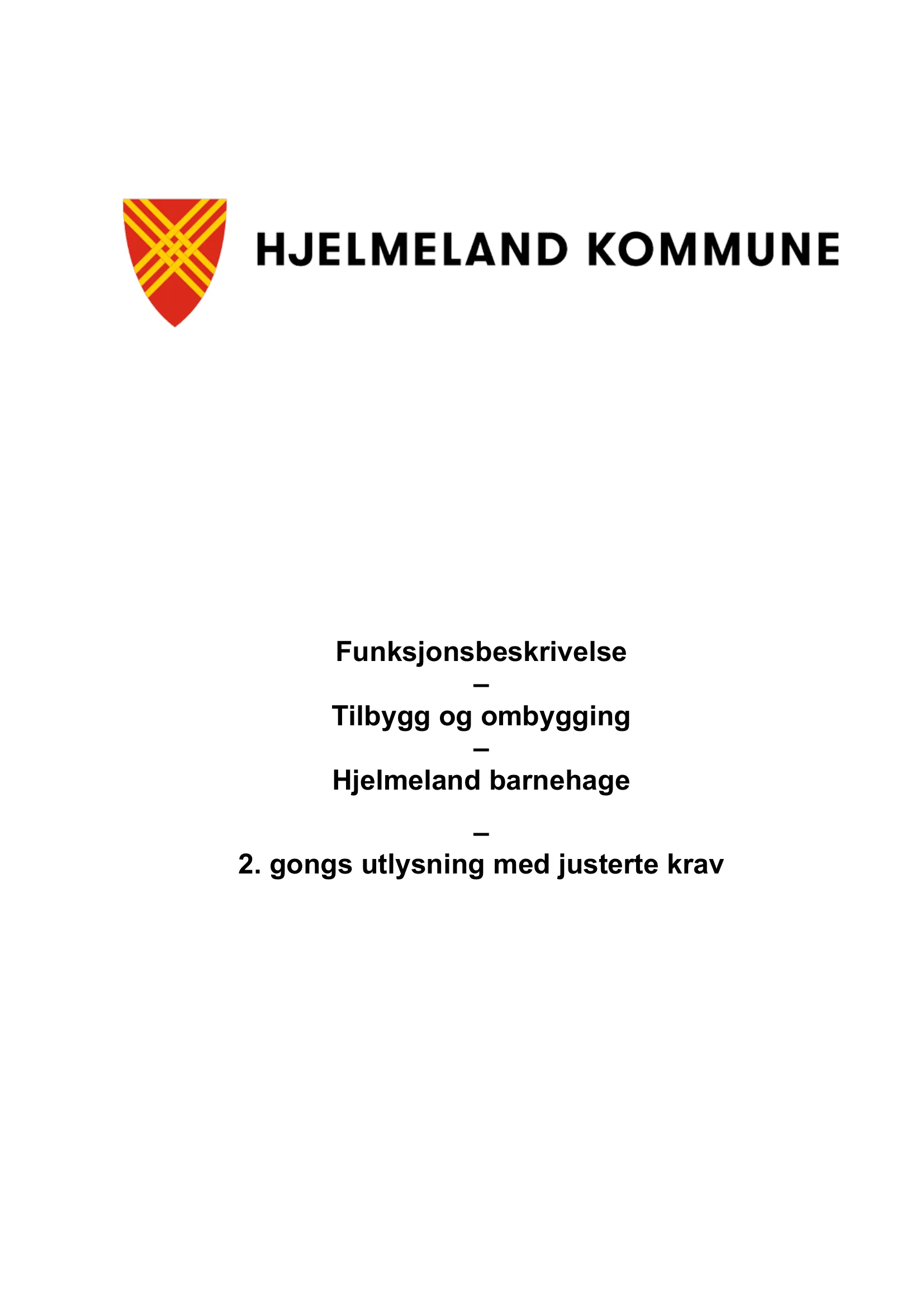 Kravspesifikasjon