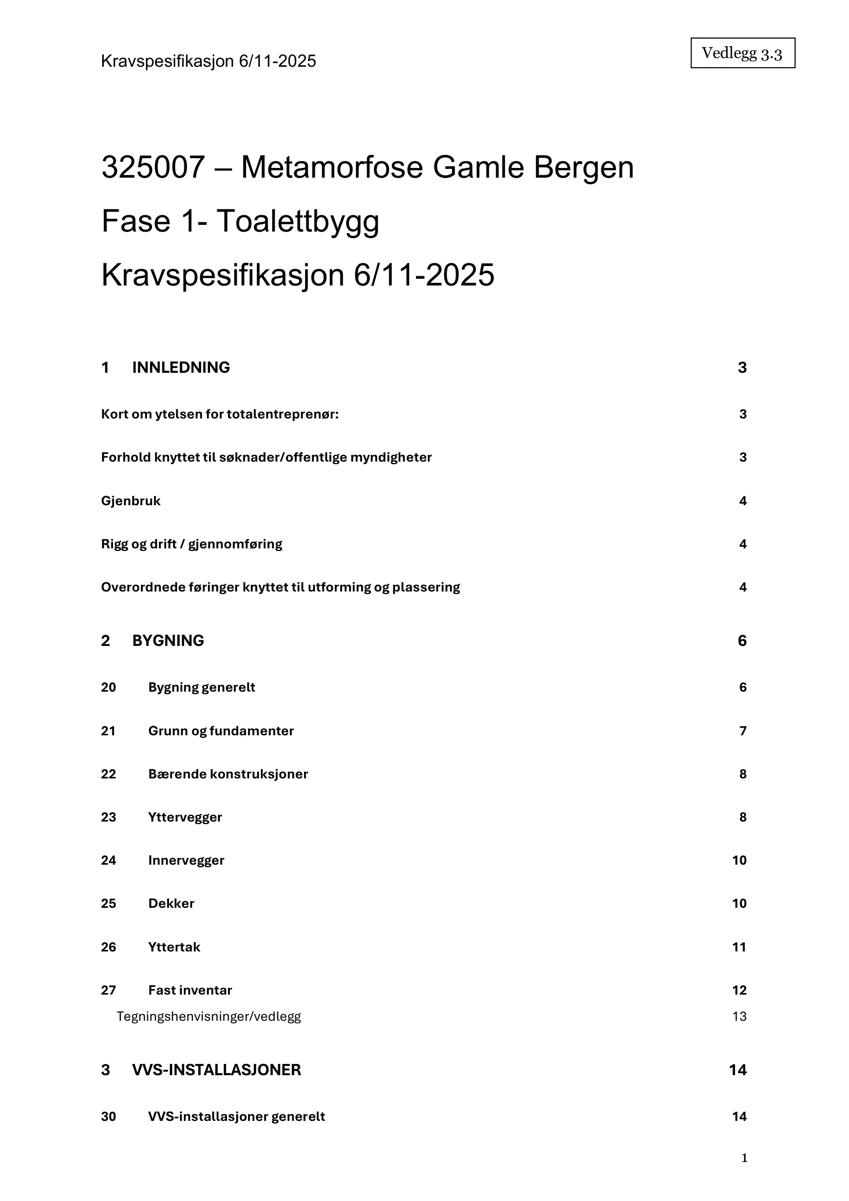 Kravspesifikasjon