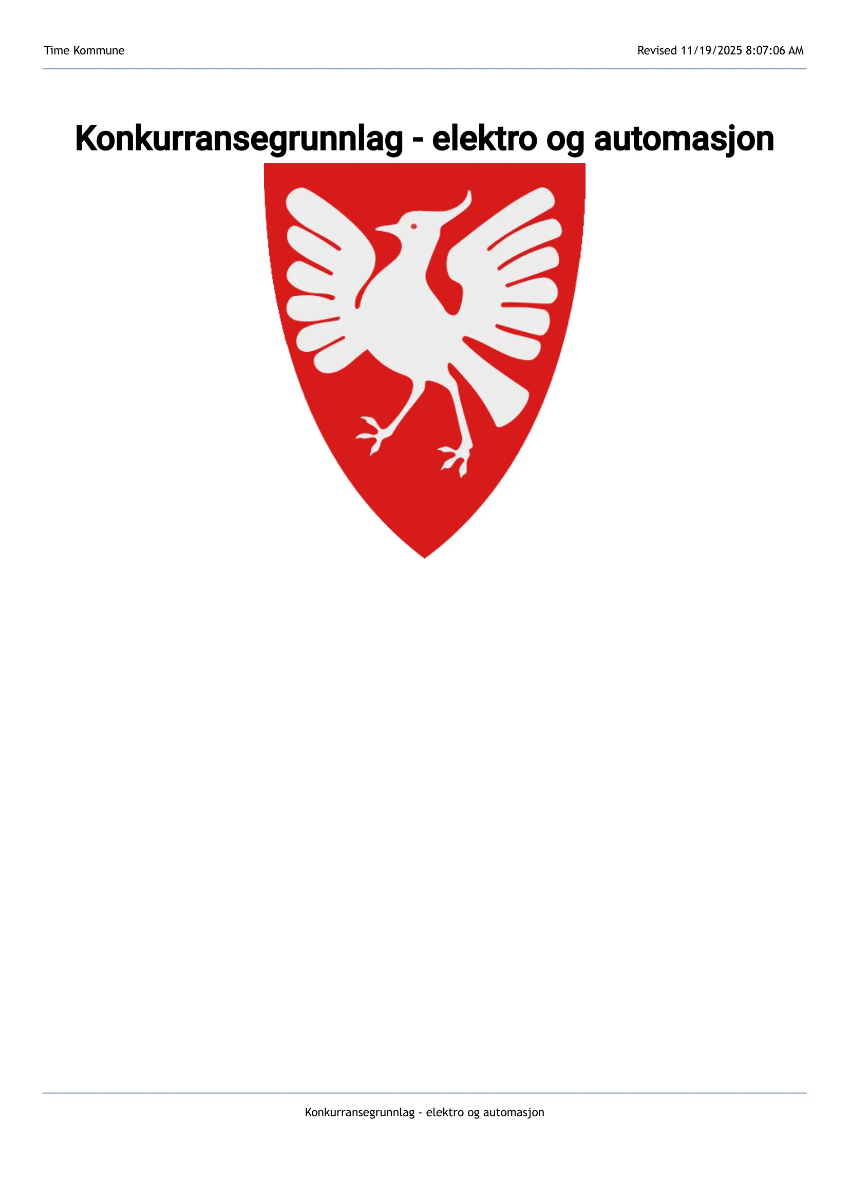 Konkurransebeskrivelse