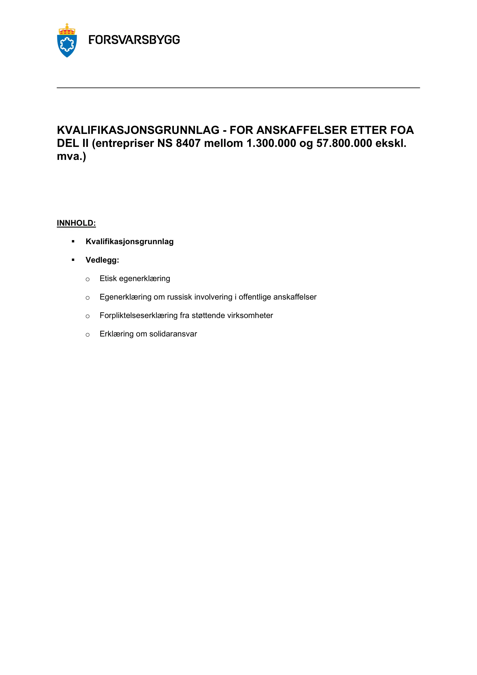 Konkurransebeskrivelse