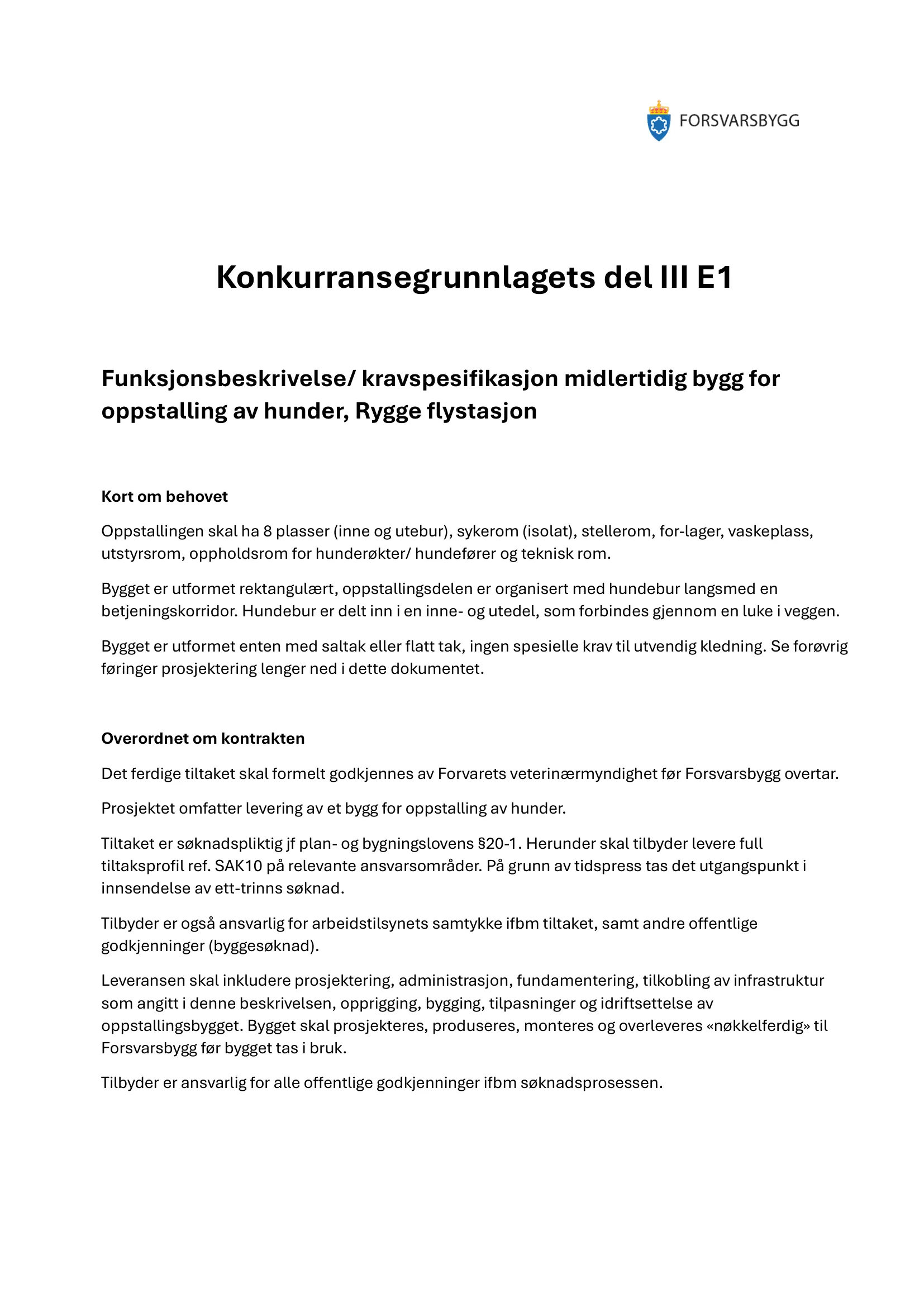 Kravspesifikasjon