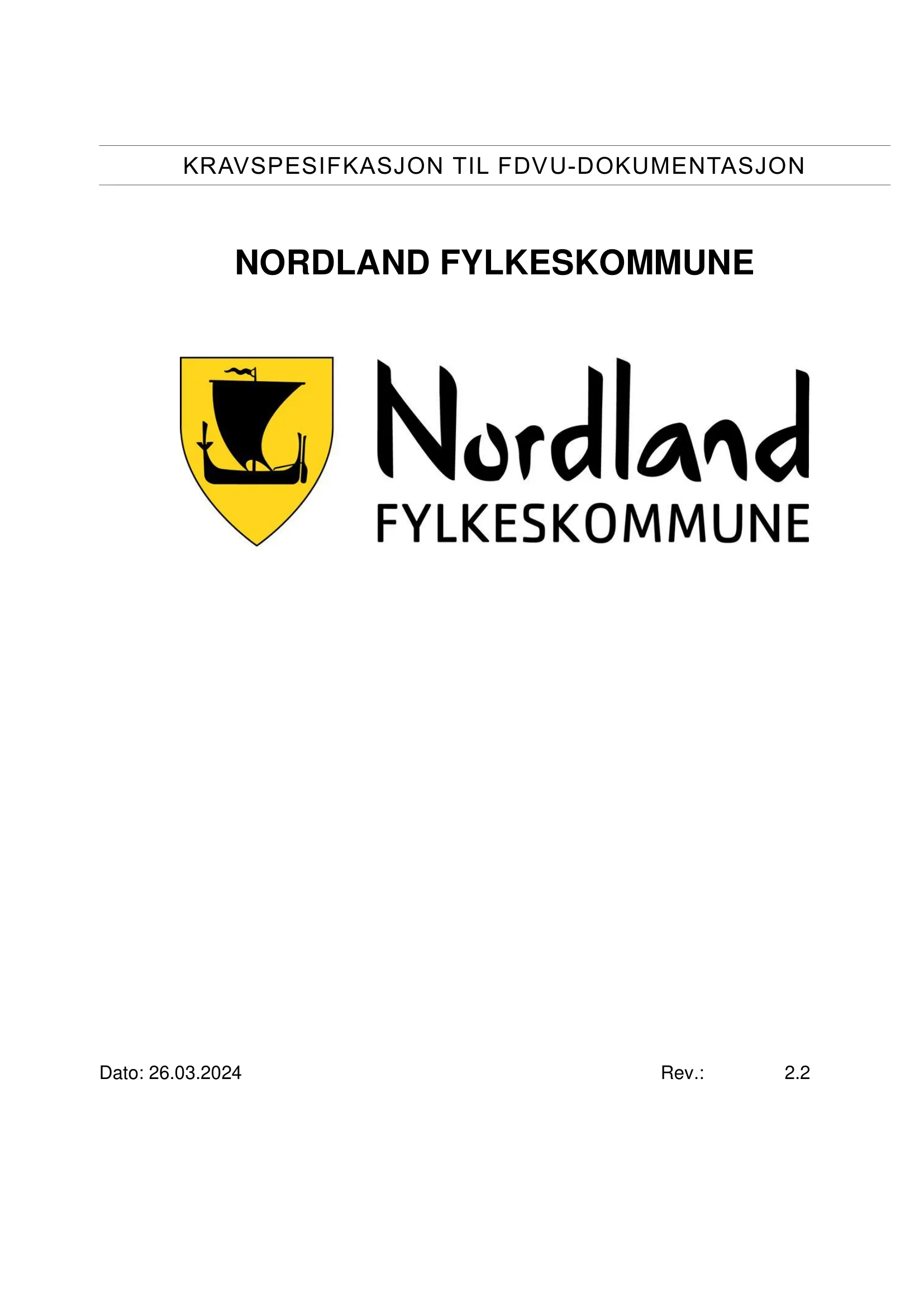 Kravspesifikasjon