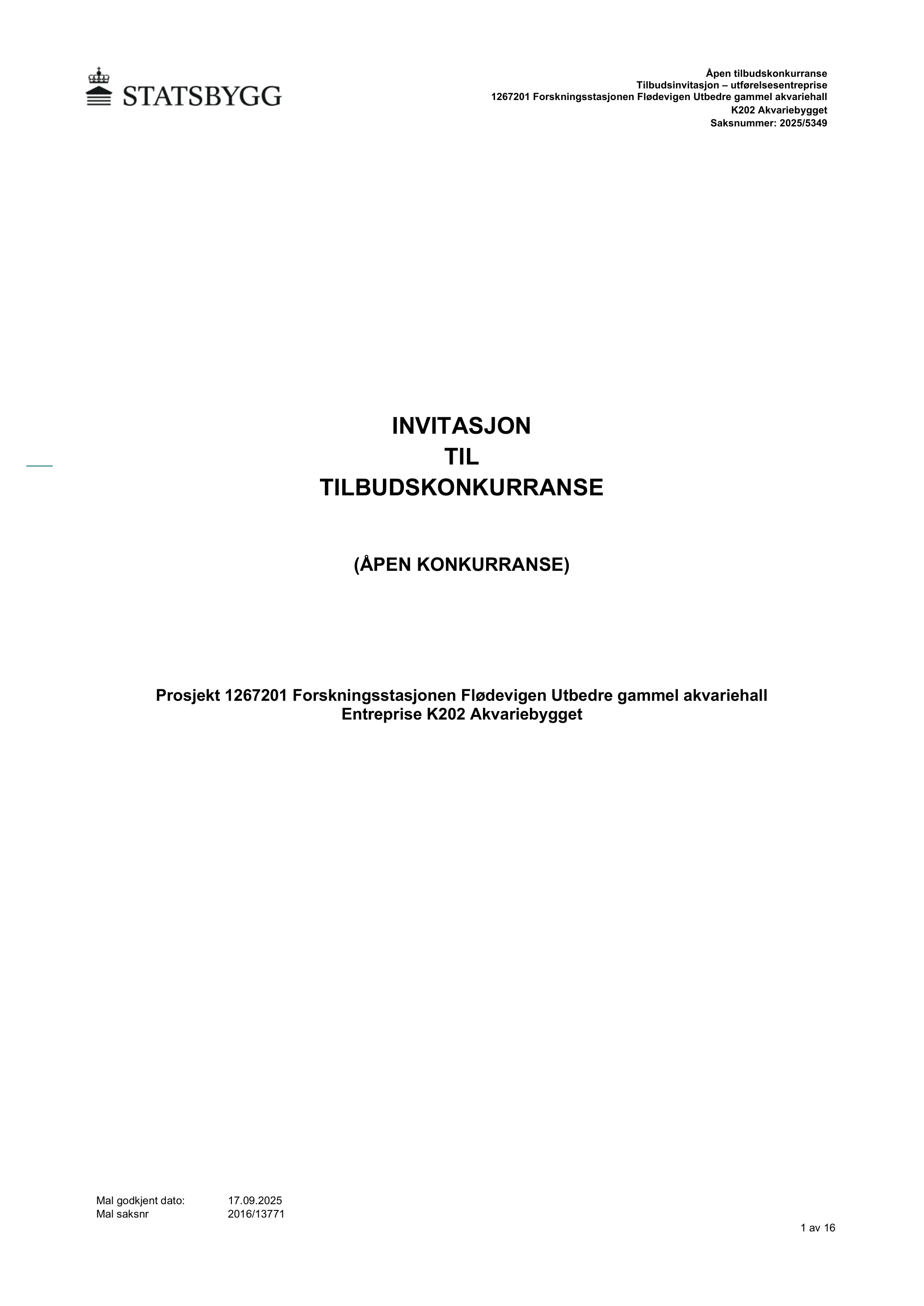 Konkurransebeskrivelse