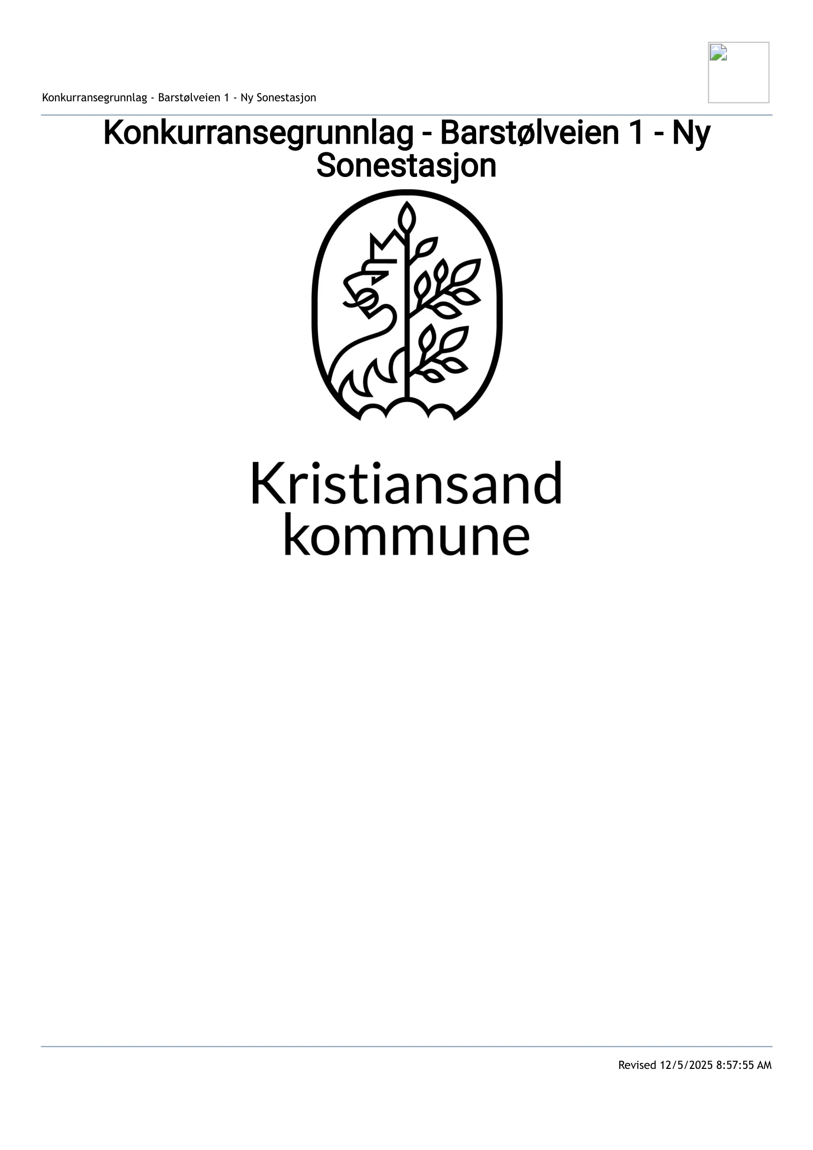 Konkurransebeskrivelse