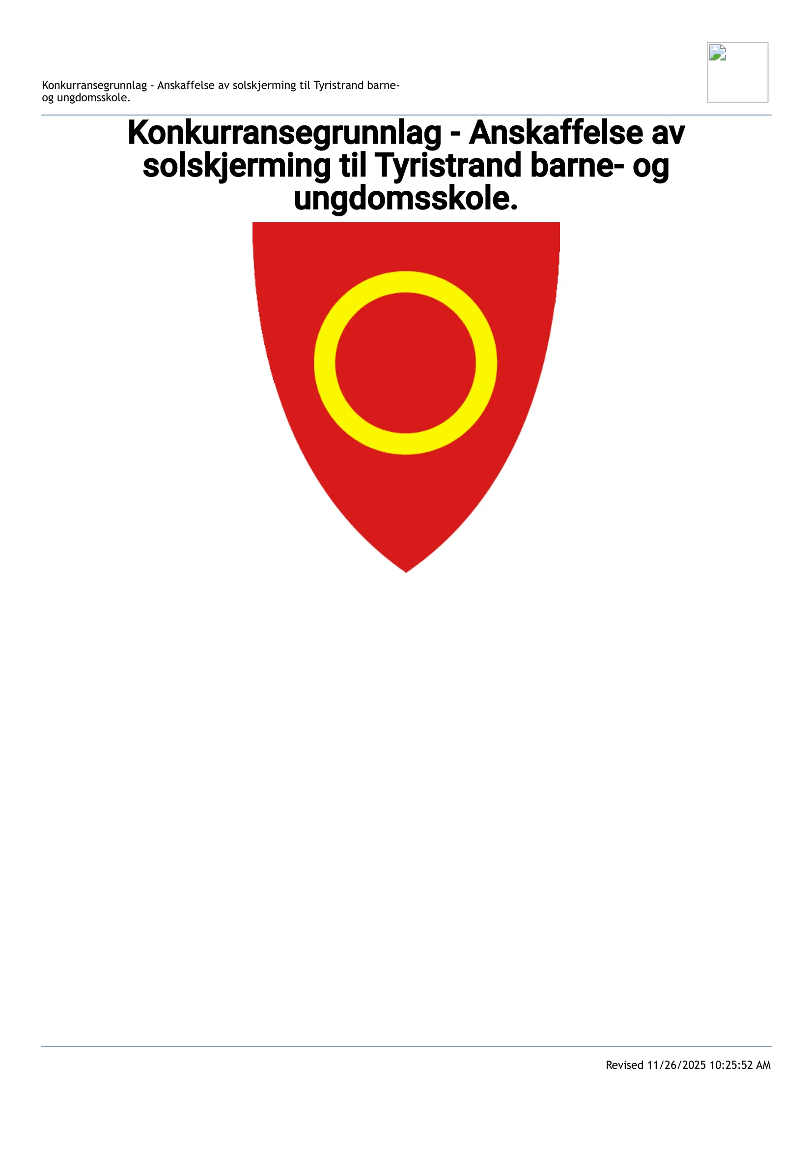 Konkurransebeskrivelse