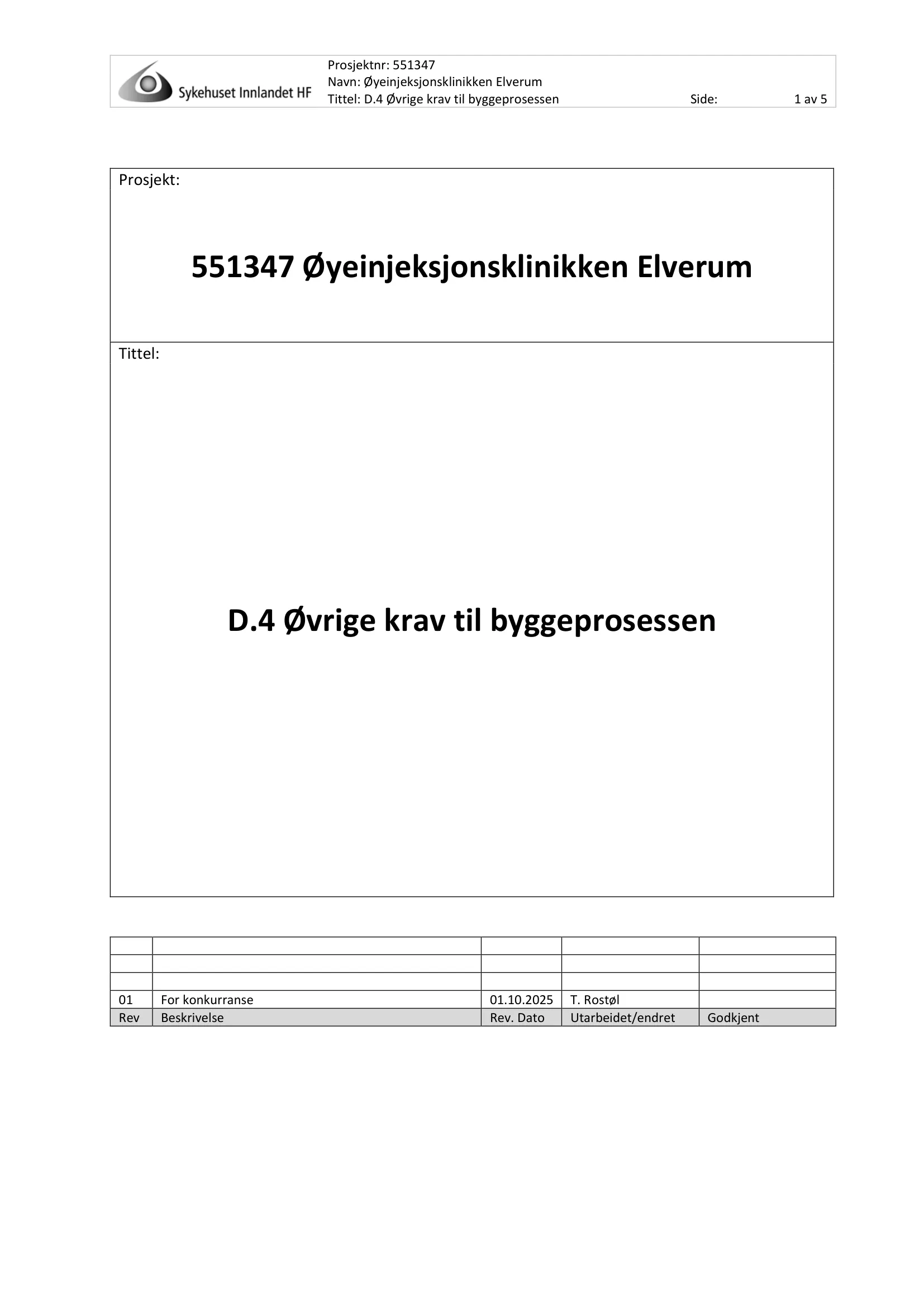 Kravspesifikasjon