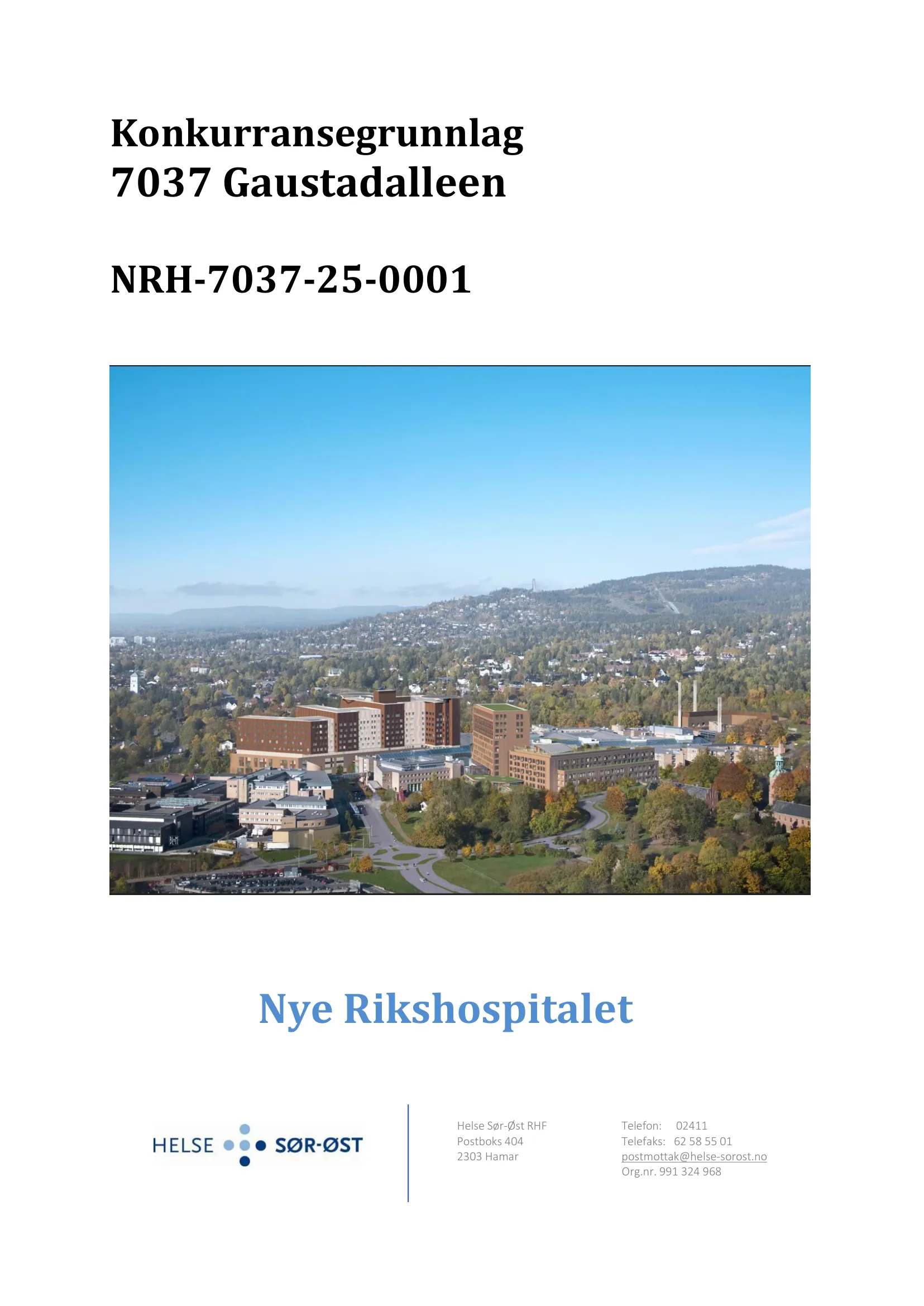 Konkurransebeskrivelse